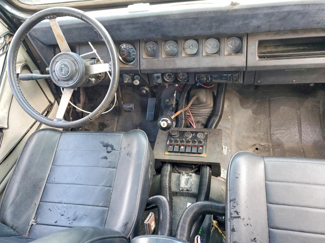 1987 Jeep Wrangler Black vin: 2BCHV81J6HB519642