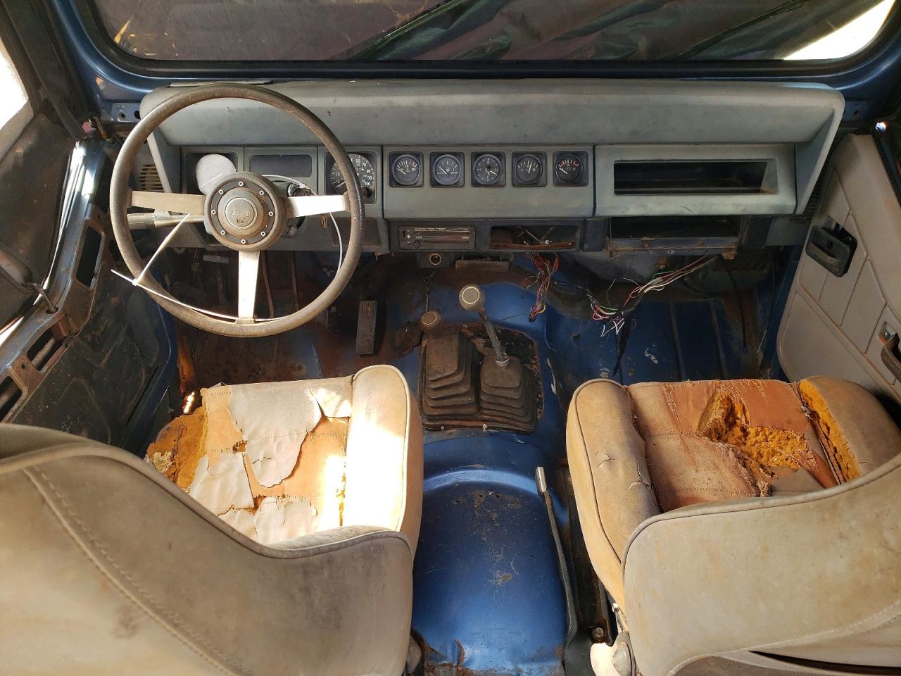 1988 Jeep Wrangler Blue vin: 2BCHV81J9JB514389