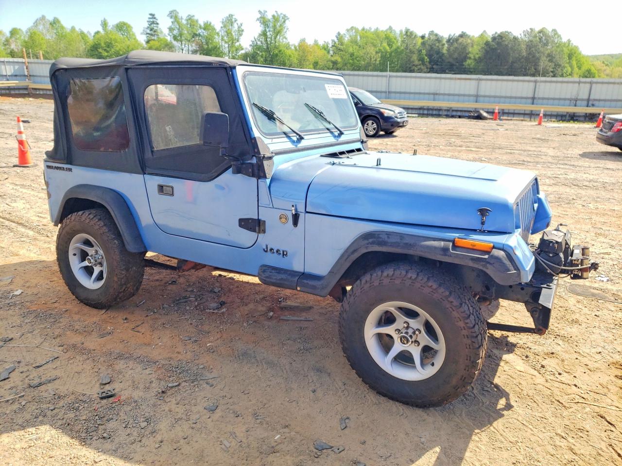 1988 Jeep Wrangler Blue vin: 2BCHV81J9JB514389