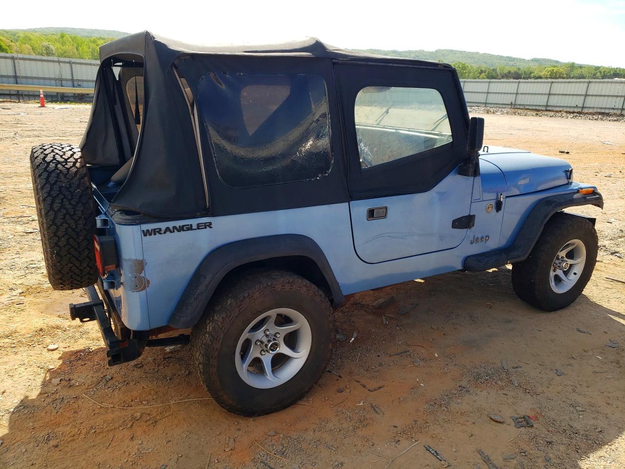 1988 Jeep Wrangler Blue vin: 2BCHV81J9JB514389