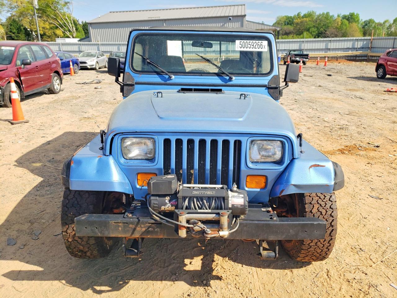 1988 Jeep Wrangler Blue vin: 2BCHV81J9JB514389
