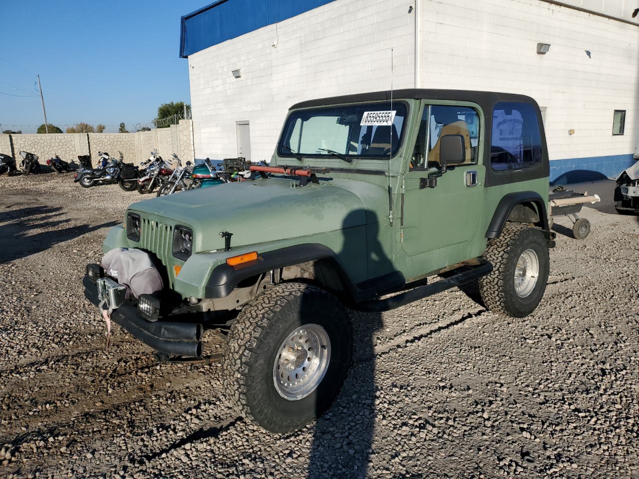 1988 Jeep Wrangler S Green vin: 2BCHV81S0JB544163
