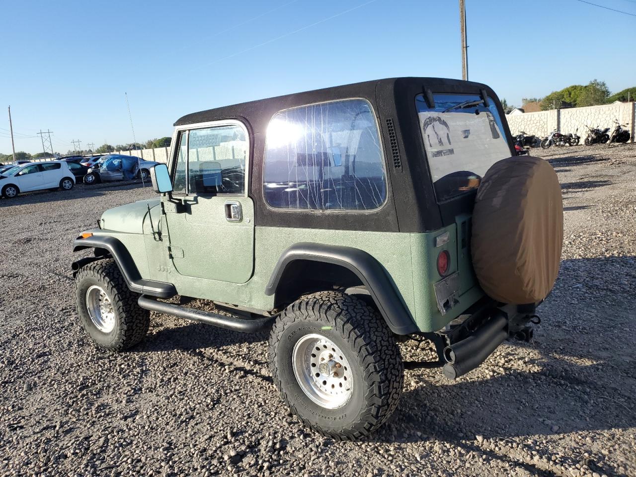 1988 Jeep Wrangler S Green vin: 2BCHV81S0JB544163
