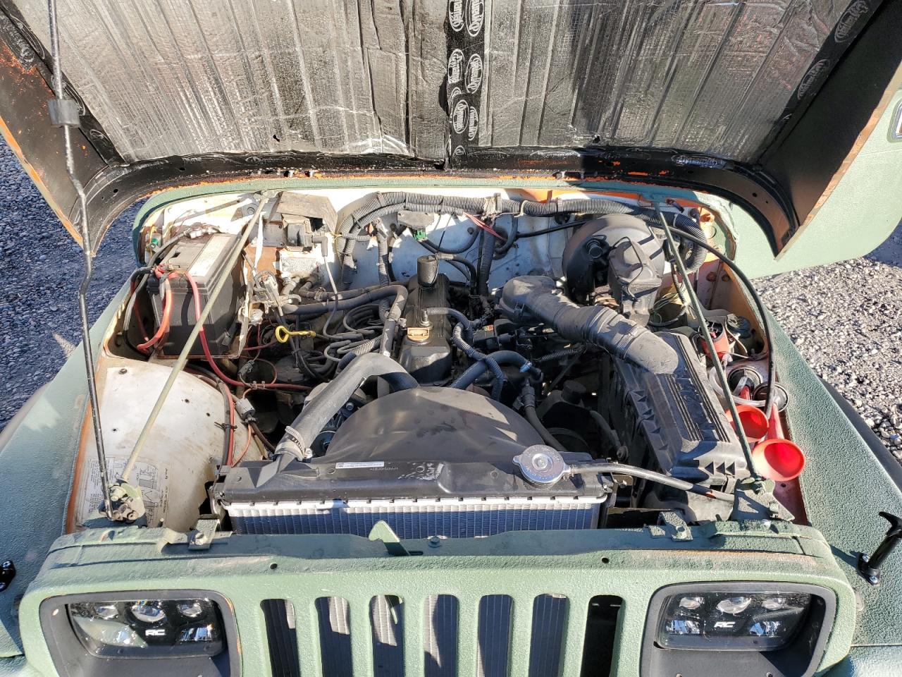 1988 Jeep Wrangler S Green vin: 2BCHV81S0JB544163