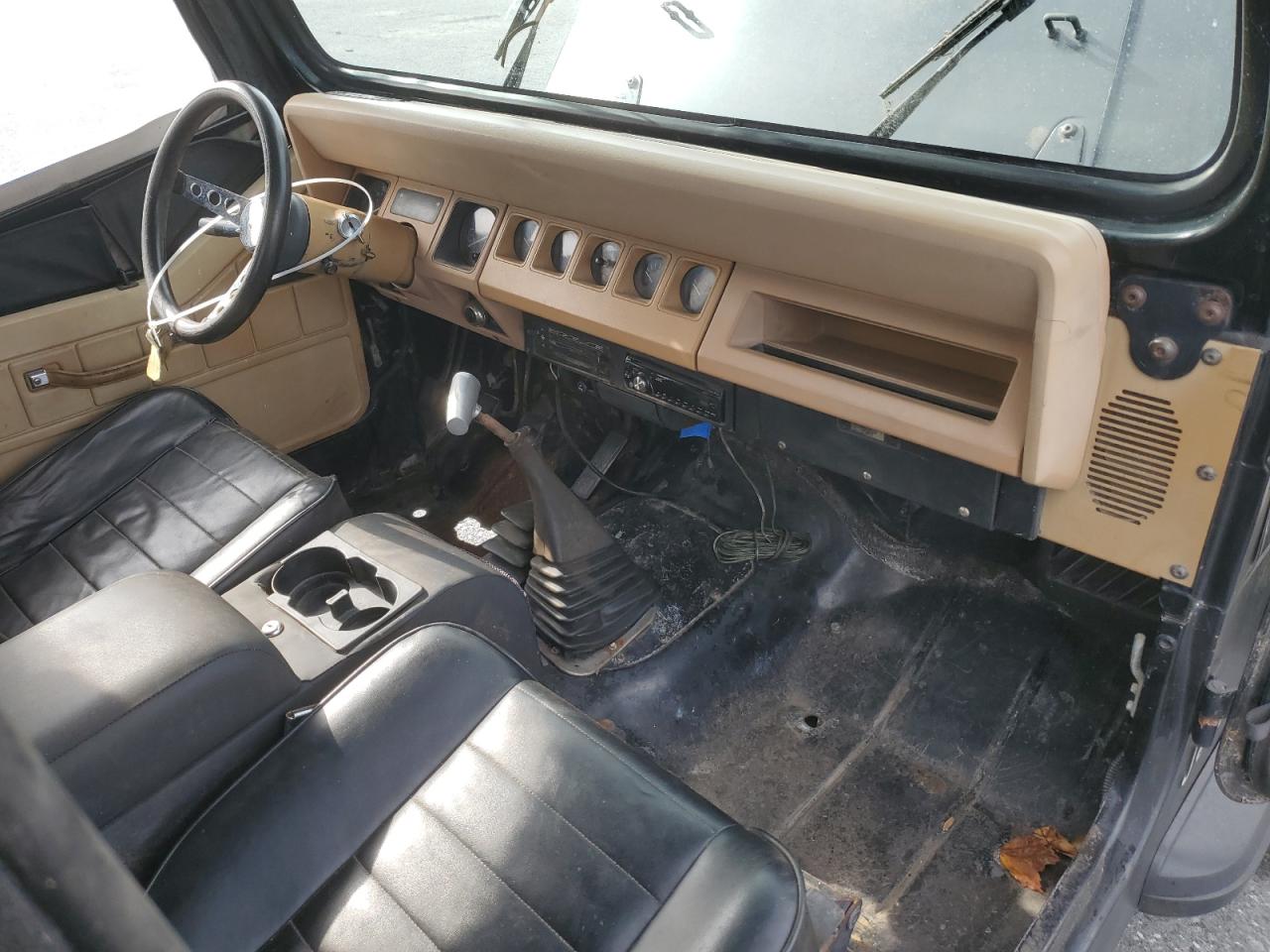1988 Jeep Wrangler S Black vin: 2BCHV81S1JB529770