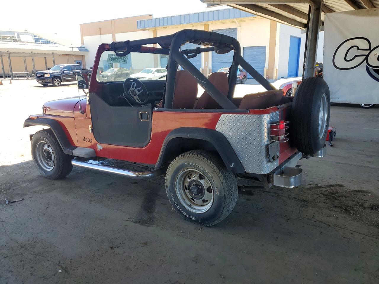 1988 Jeep Wrangler S Red vin: 2BCHV81S1JB545760