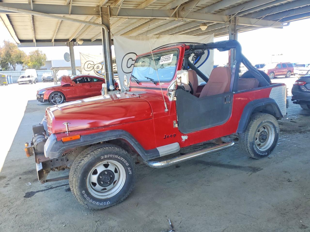 1988 Jeep Wrangler S Красный vin: 2BCHV81S1JB545760