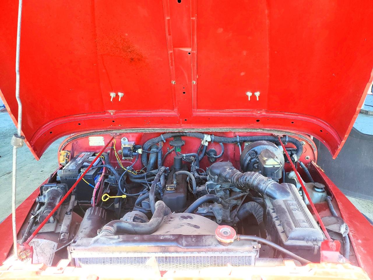 1988 Jeep Wrangler S Red vin: 2BCHV81S1JB545760