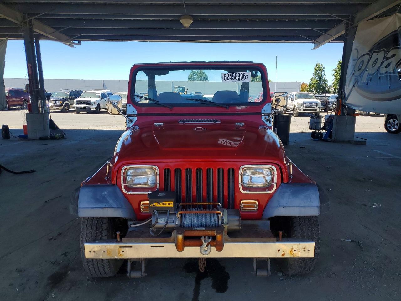 1988 Jeep Wrangler S Red vin: 2BCHV81S1JB545760