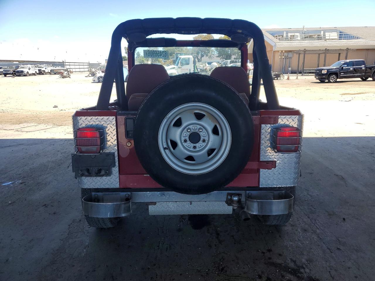 1988 Jeep Wrangler S Red vin: 2BCHV81S1JB545760