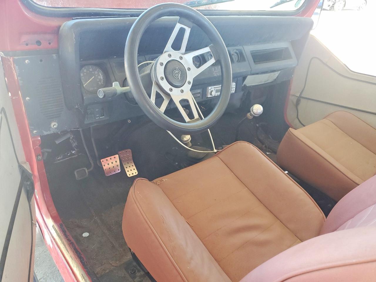 1988 Jeep Wrangler S Red vin: 2BCHV81S1JB545760