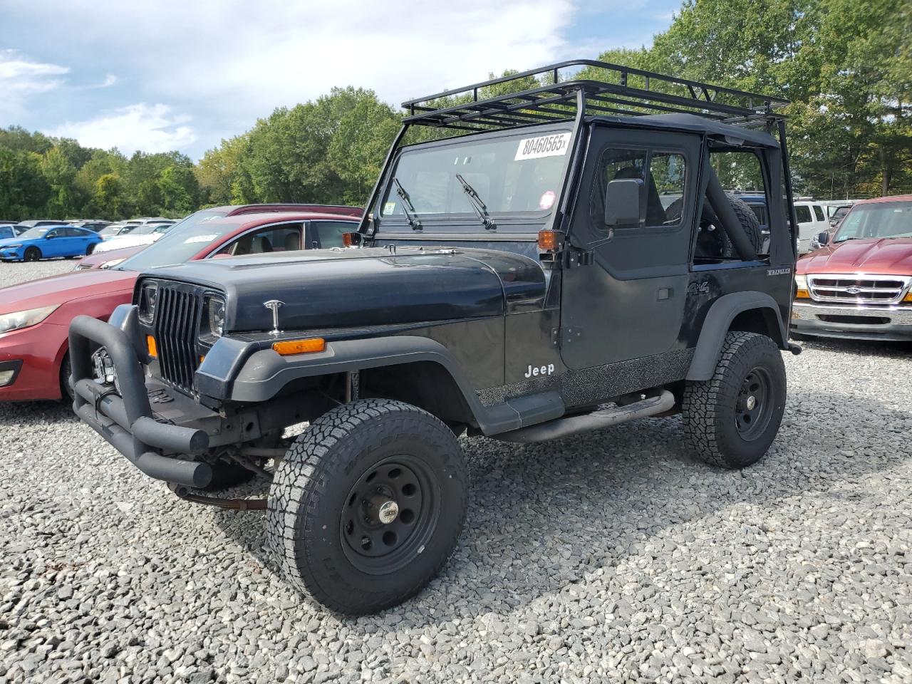 1988 Jeep Wrangler S Black vin: 2BCHV81S5JB523888