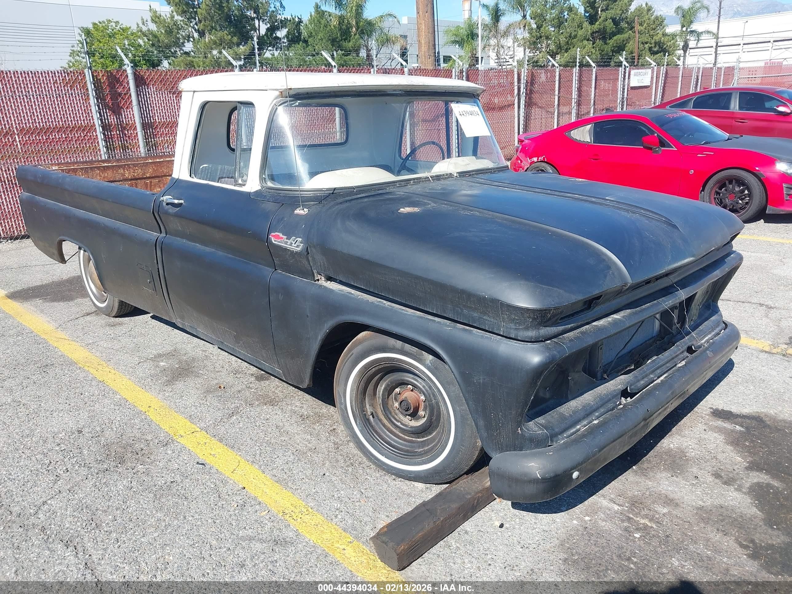 1962 Chevrolet C10   Black vin: 2C1540128494     