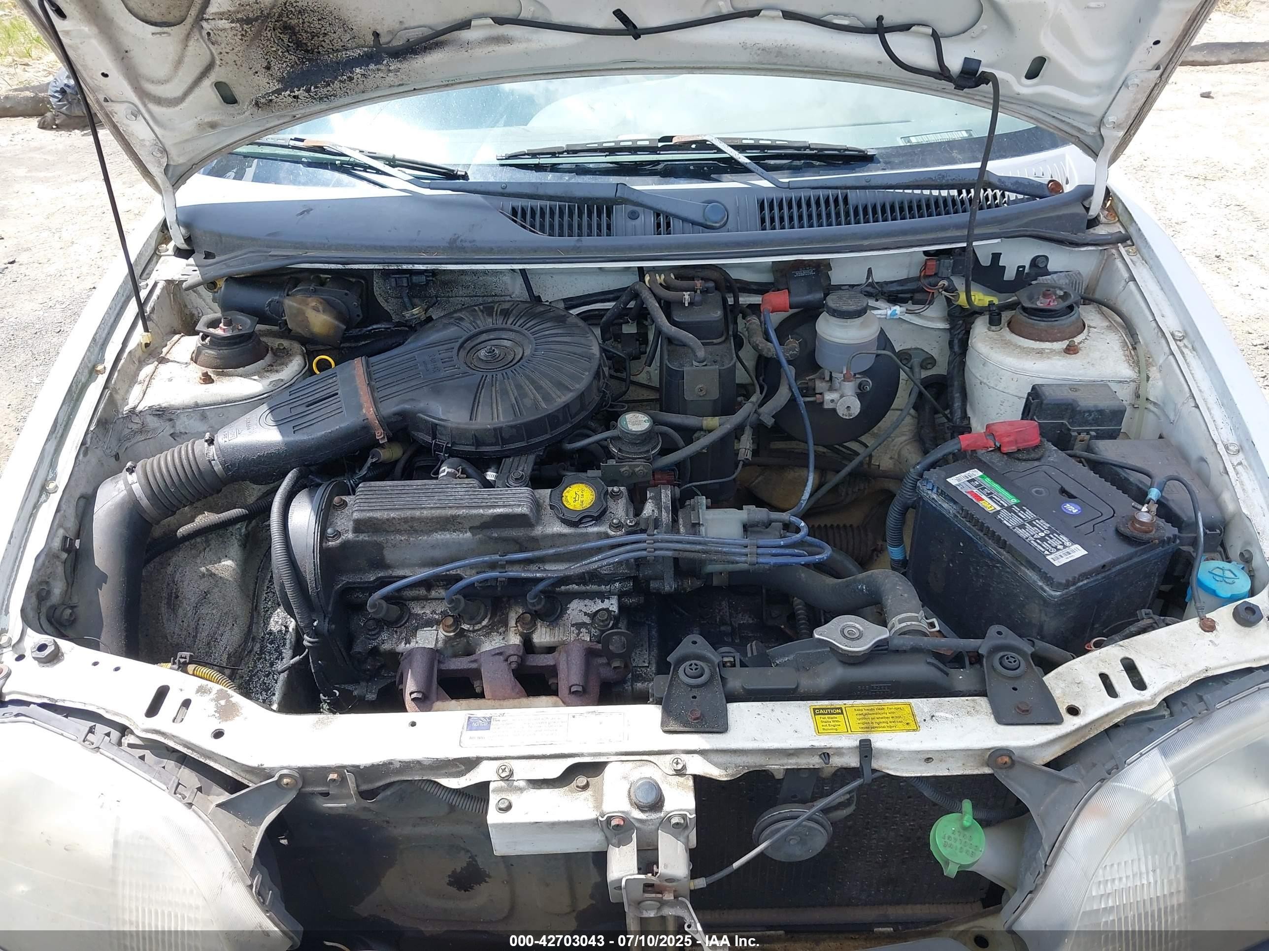 1998 Chevrolet Metro   White vin: 2C1MR2264W6726333