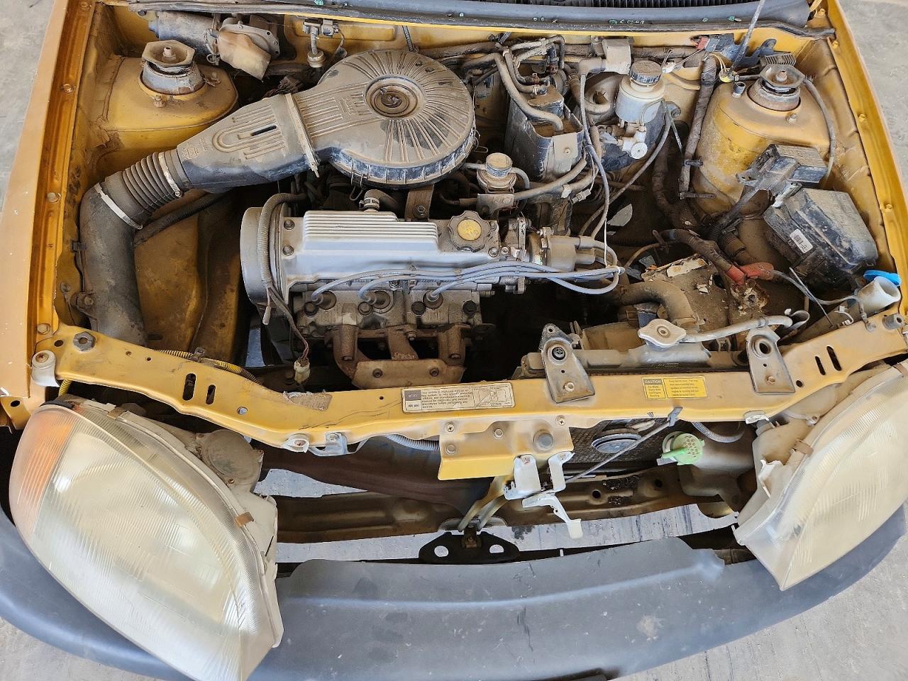 1998 Chevrolet Metro Gold vin: 2C1MR2264W6726381