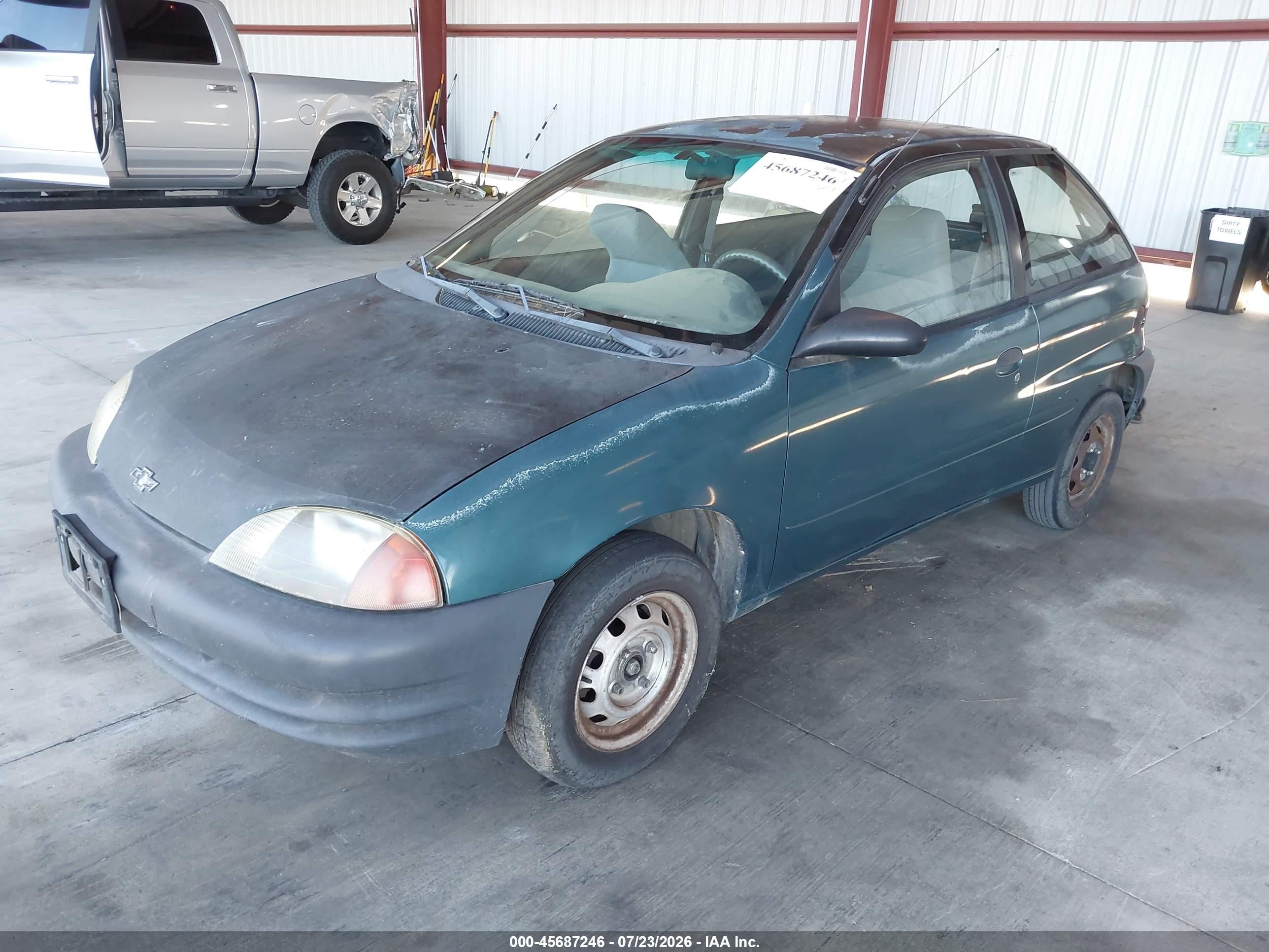 1998 Chevrolet Metro   Зеленый vin: 2C1MR2266W6732490