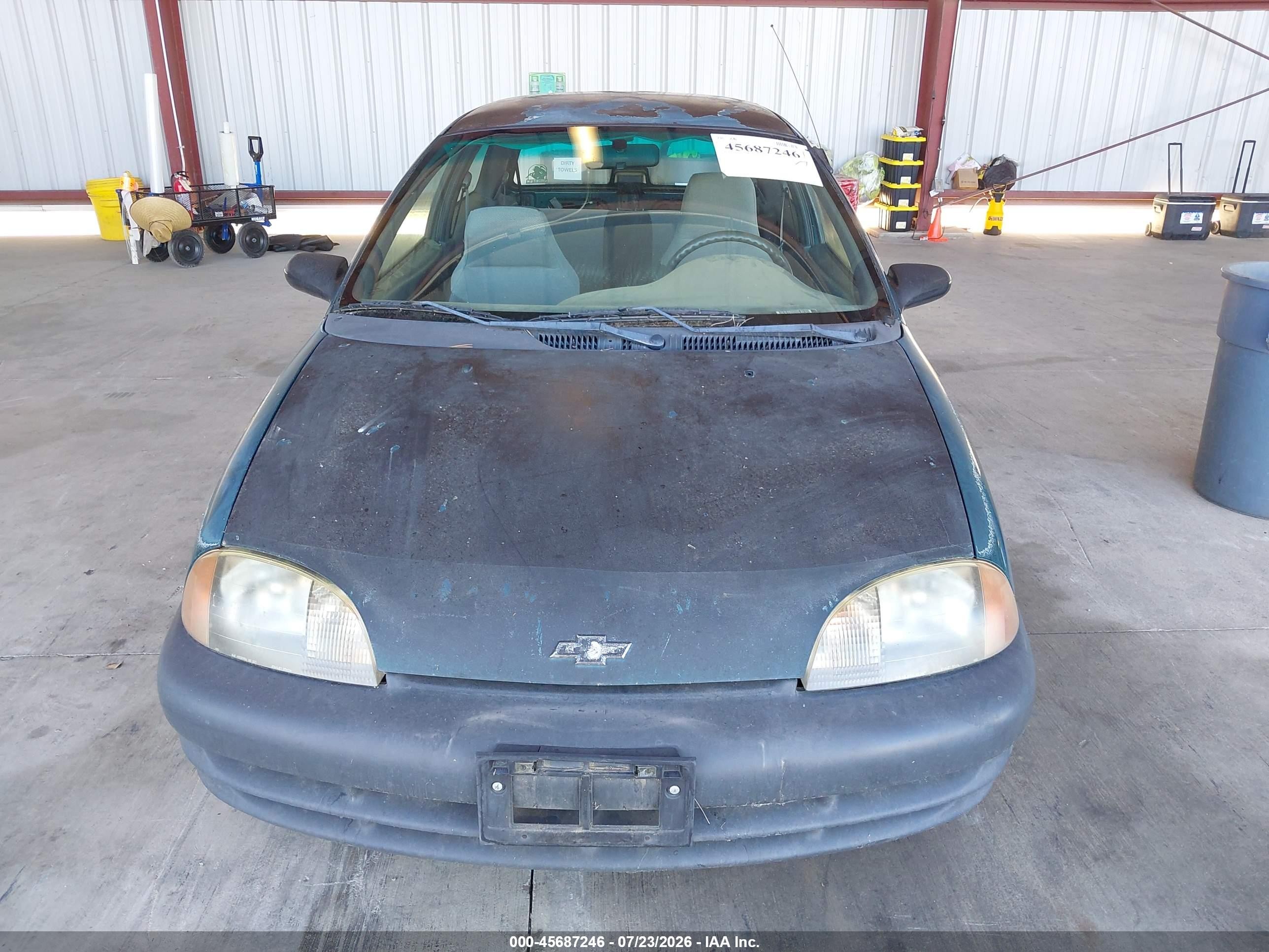 1998 Chevrolet Metro   Зеленый vin: 2C1MR2266W6732490
