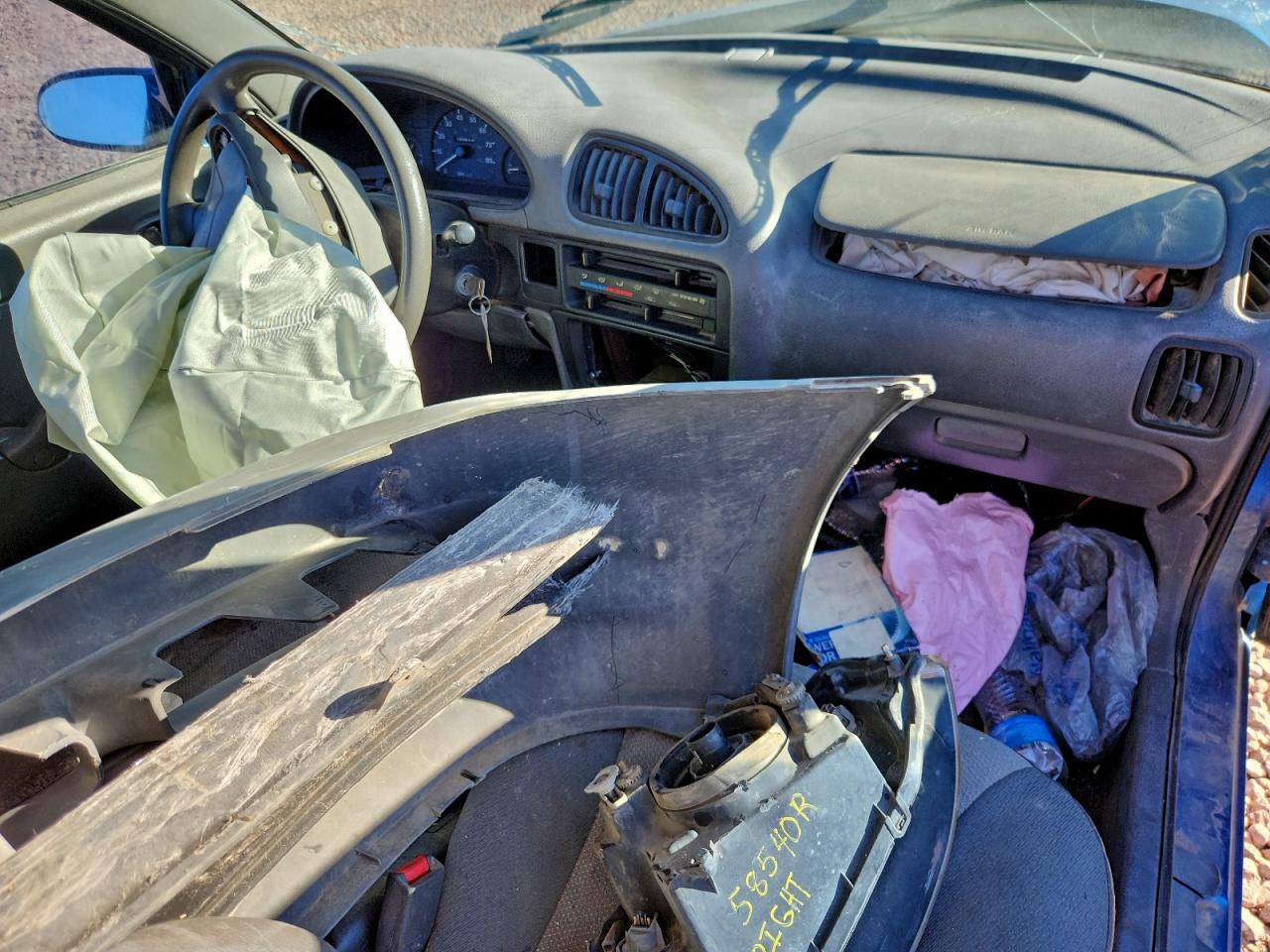 2000 Chevrolet Metro Синий vin: 2C1MR2266Y6702604