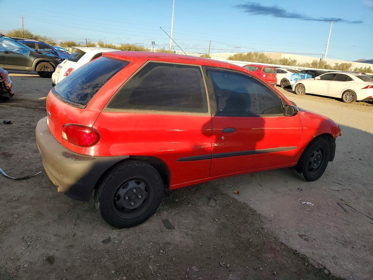 2000 Chevrolet Metro Red vin: 2C1MR2268Y6705892