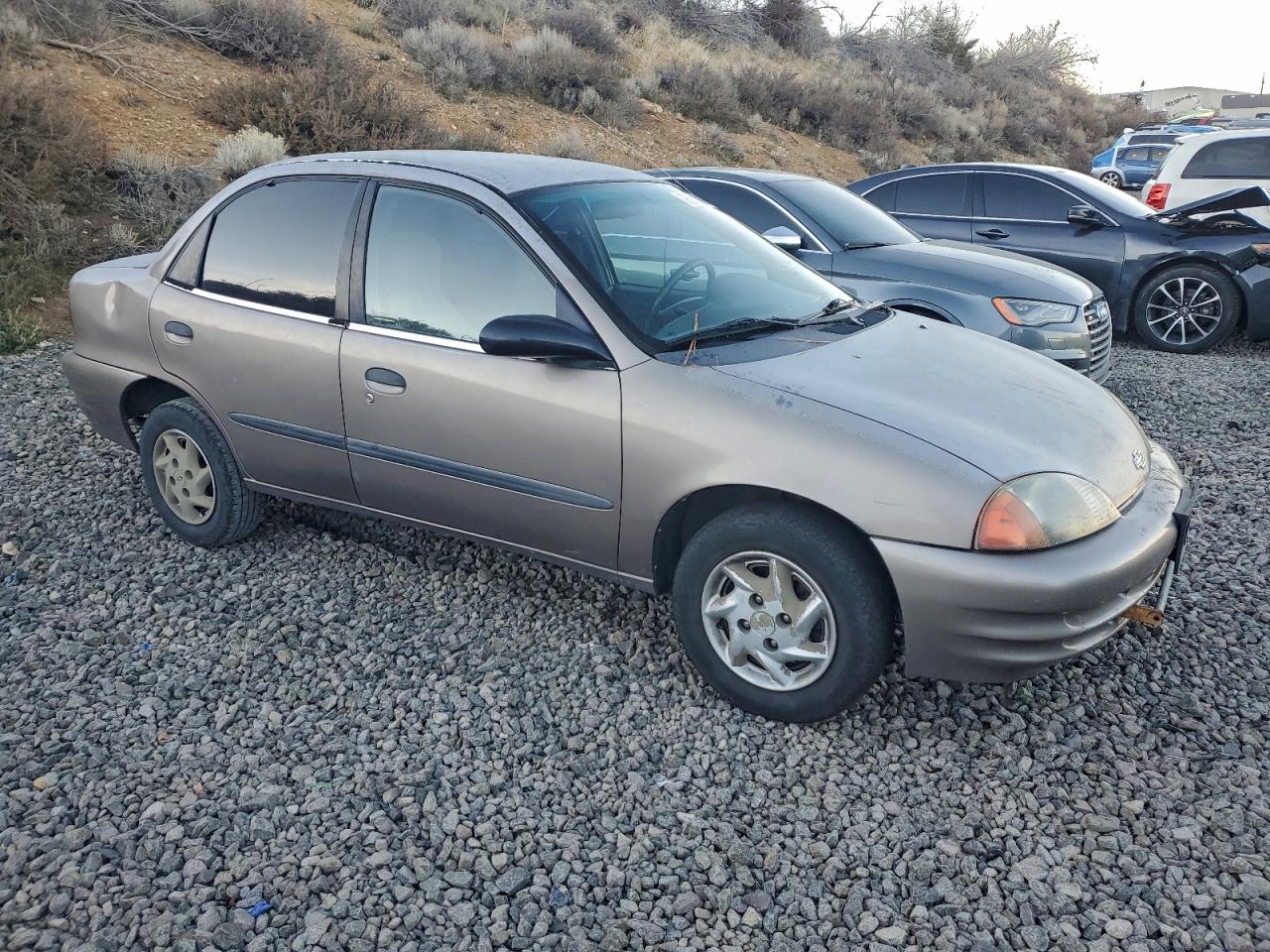 1998 Chevrolet Metro Lsi Gold vin: 2C1MR5220W6720947