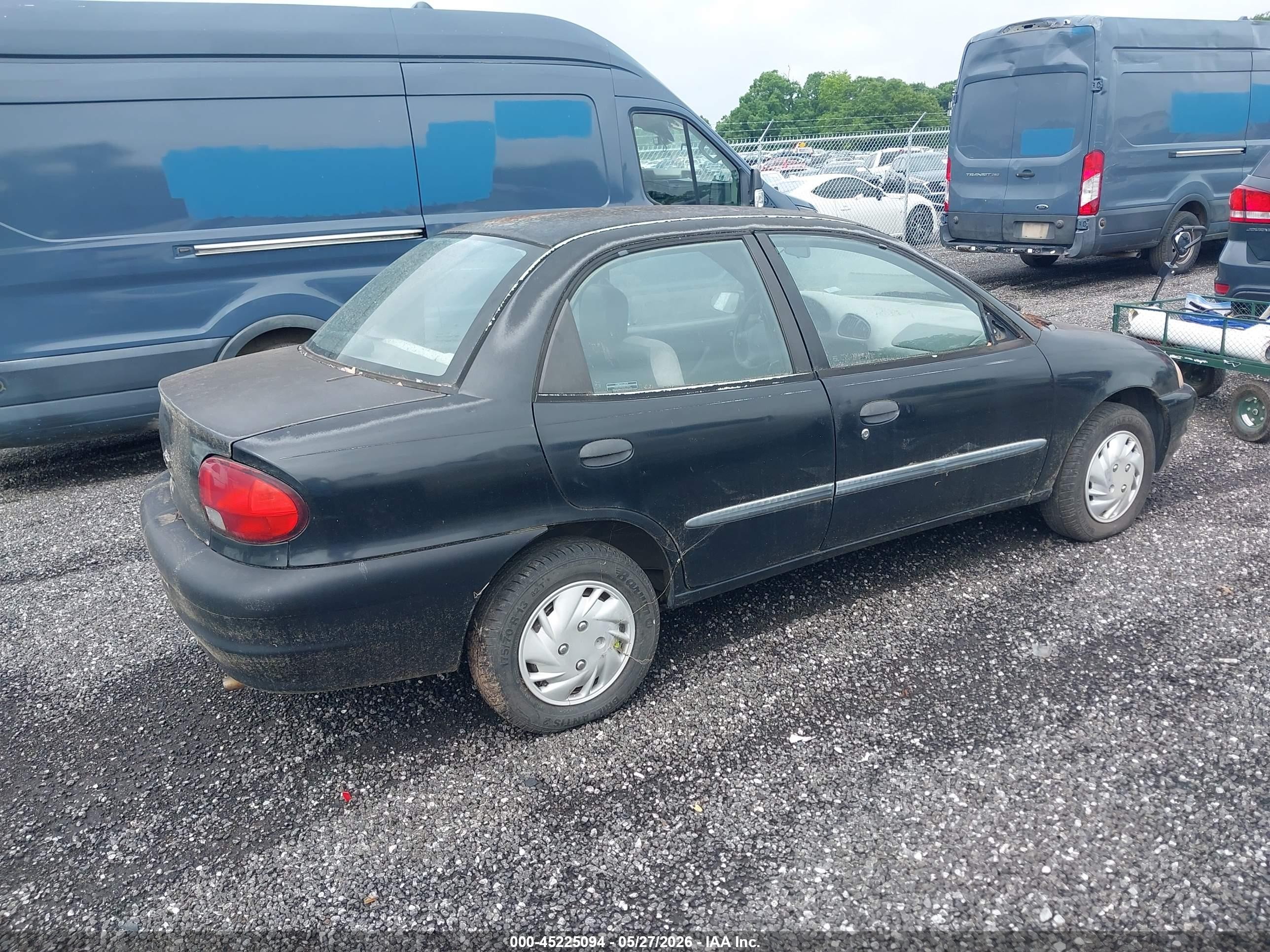 1998 Chevrolet Metro Lsi Black vin: 2C1MR5222W6706449
