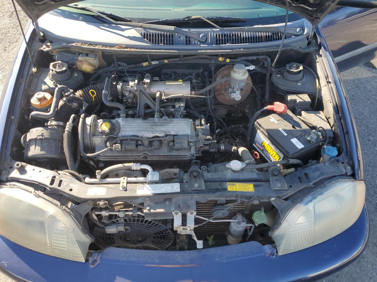 2000 Chevrolet Metro Lsi Синий vin: 2C1MR5222Y6705370