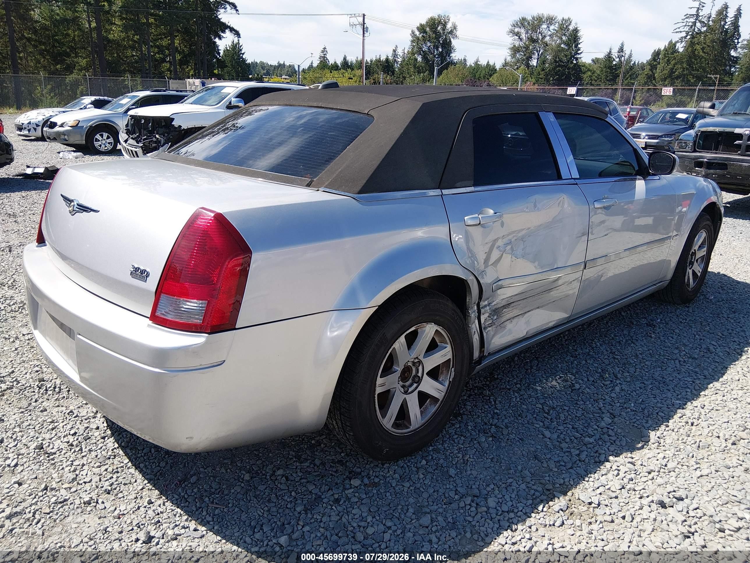 2005 Chrysler 300 Touring Silver vin: 2C3AA53G35H595246
