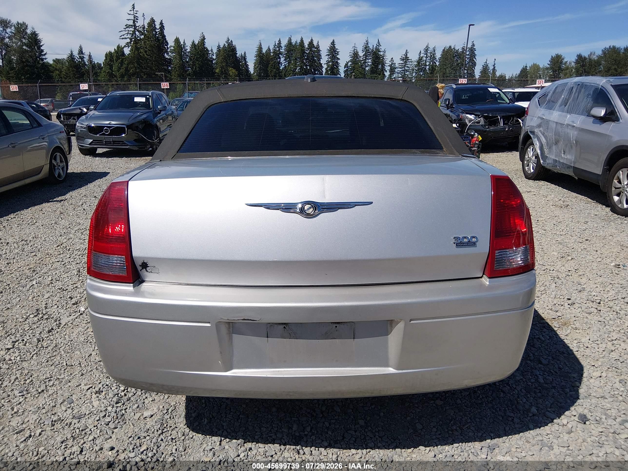 2005 Chrysler 300 Touring Silver vin: 2C3AA53G35H595246
