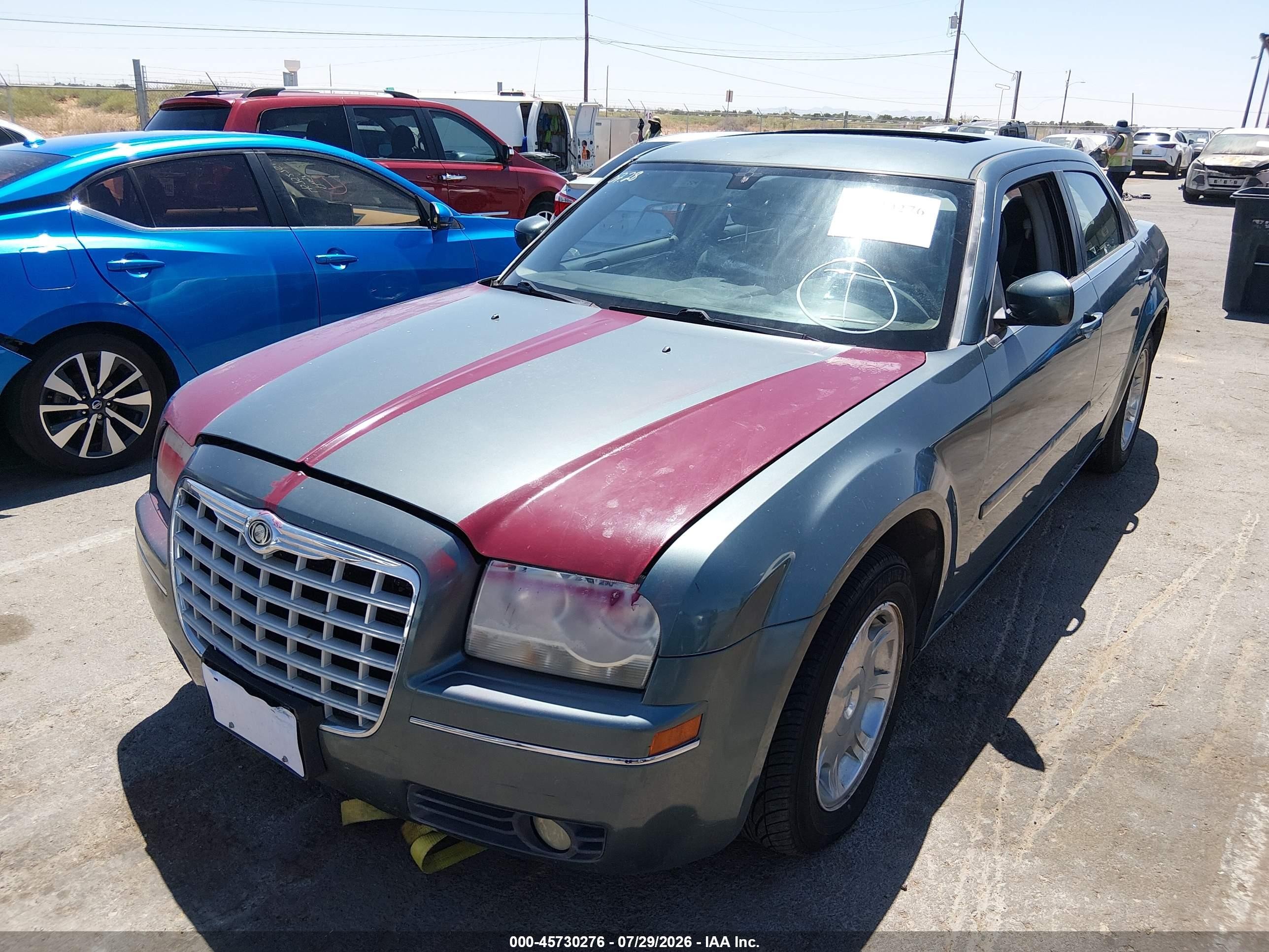 2005 Chrysler 300 Touring Blue vin: 2C3AA53G95H508160
