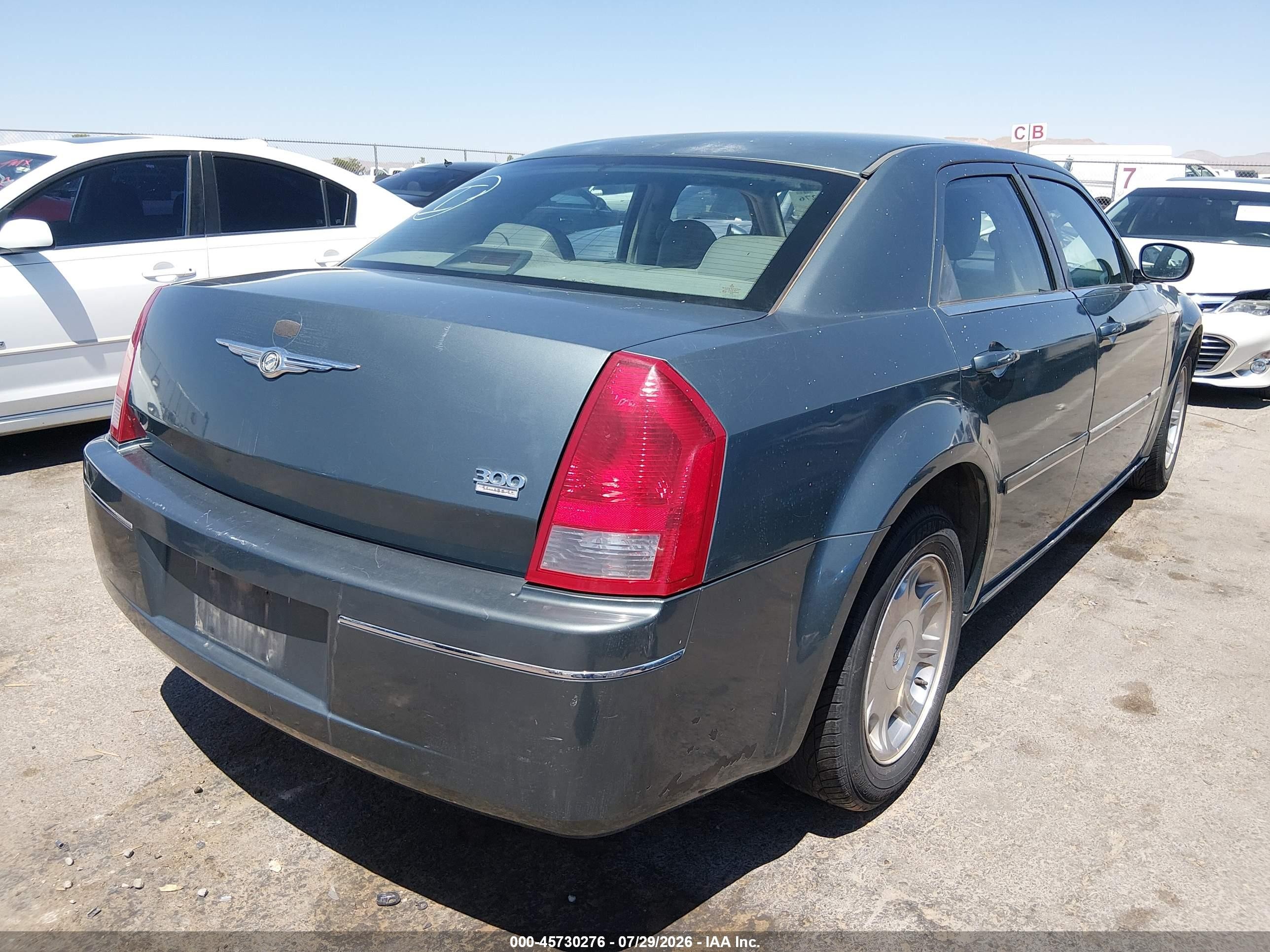 2005 Chrysler 300 Touring Blue vin: 2C3AA53G95H508160