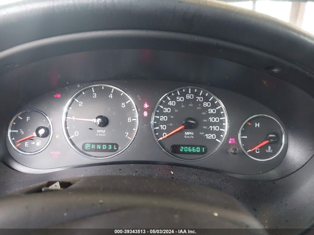 2001 Chrysler Concorde Lxi Blue vin: 2C3AD36J01H547930