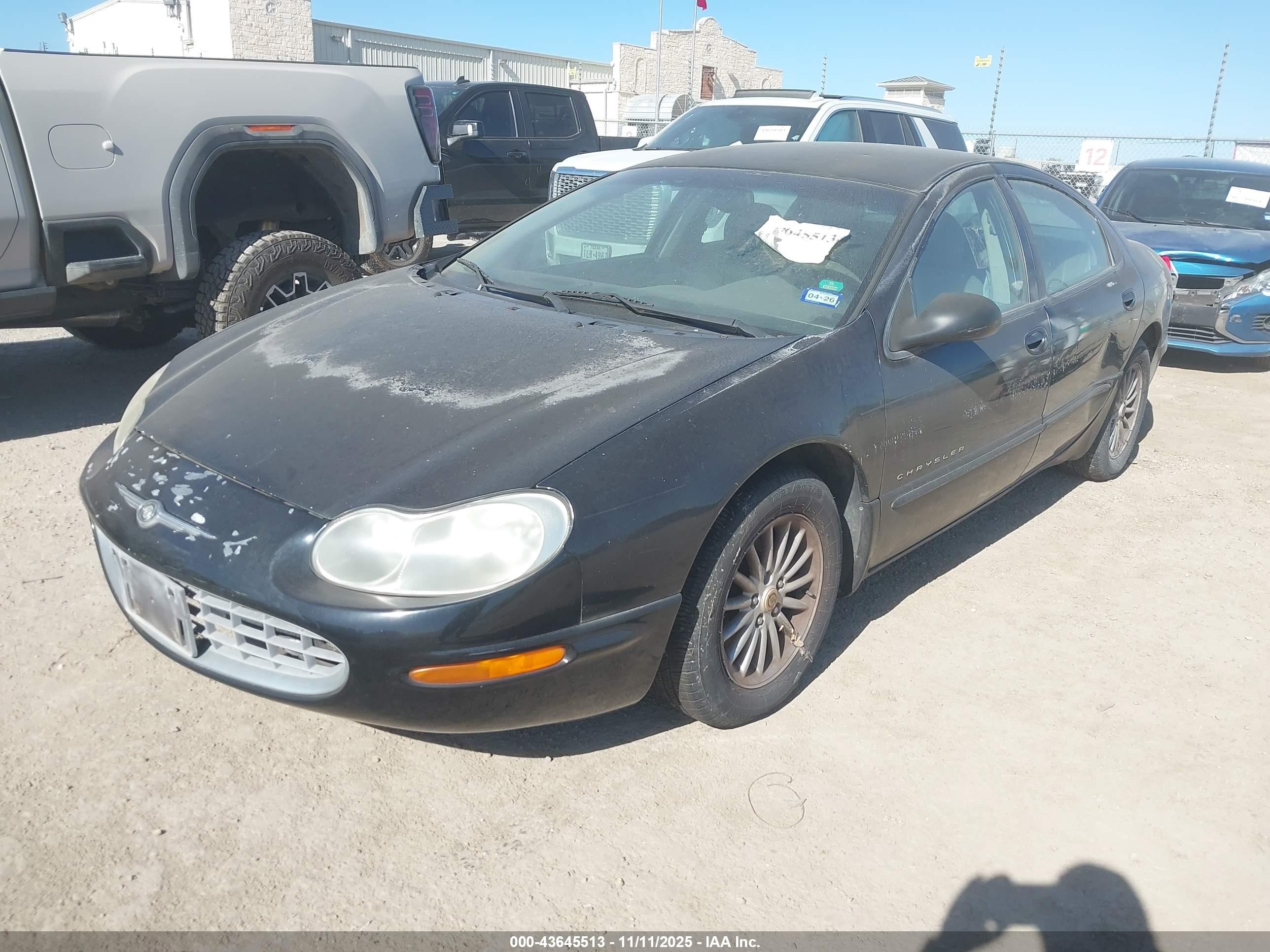 2001 Chrysler Concorde Lxi Black vin: 2C3AD36J81H664218