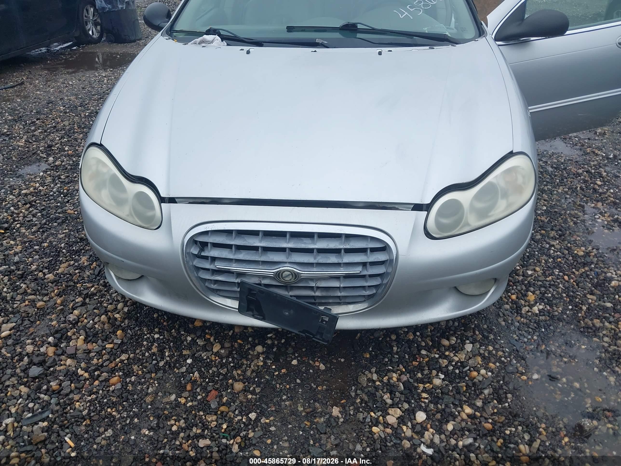 2002 Chrysler Concorde Limited Silver vin: 2C3AD56GX2H117257