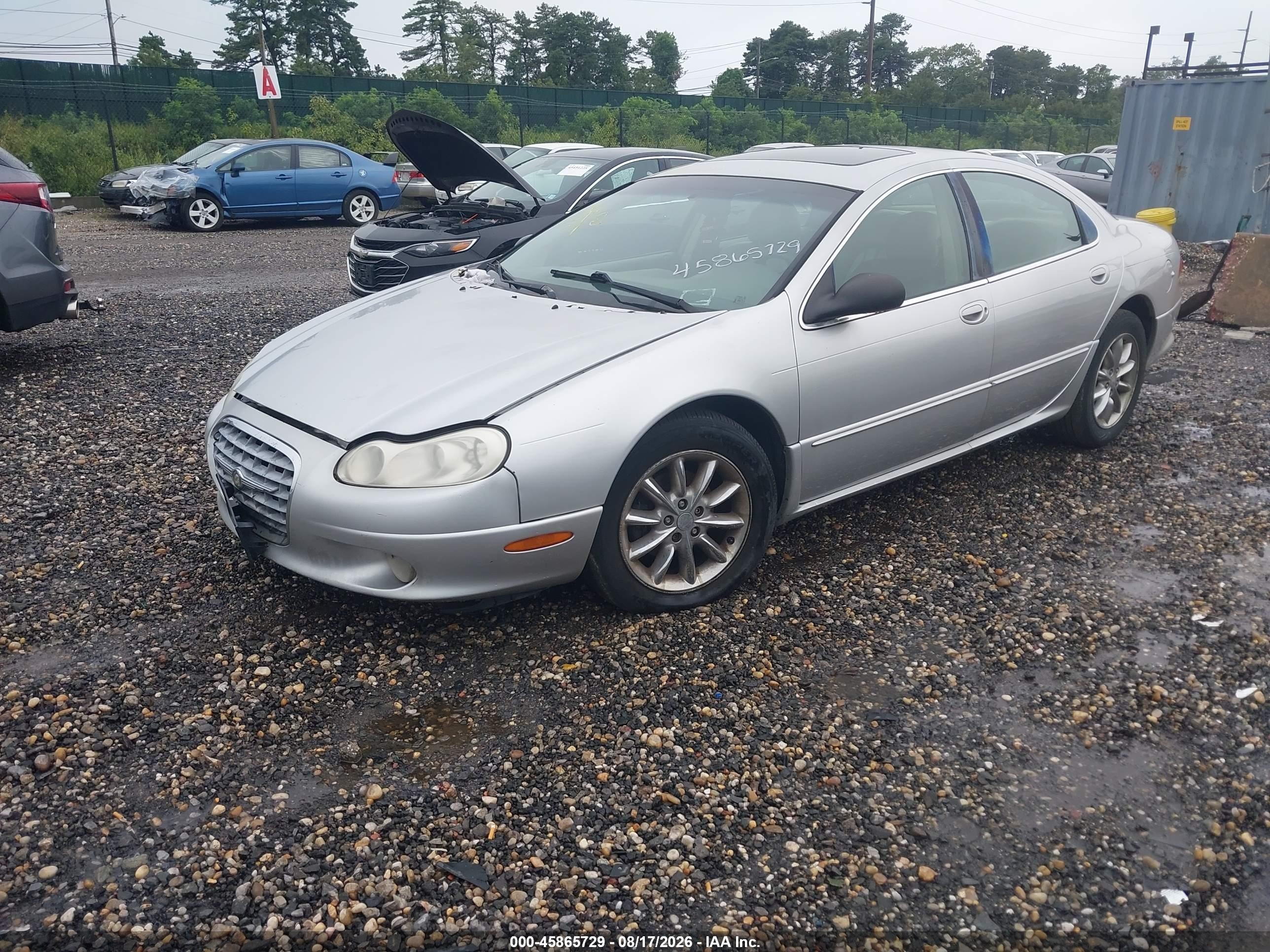 2002 Chrysler Concorde Limited Silver vin: 2C3AD56GX2H117257