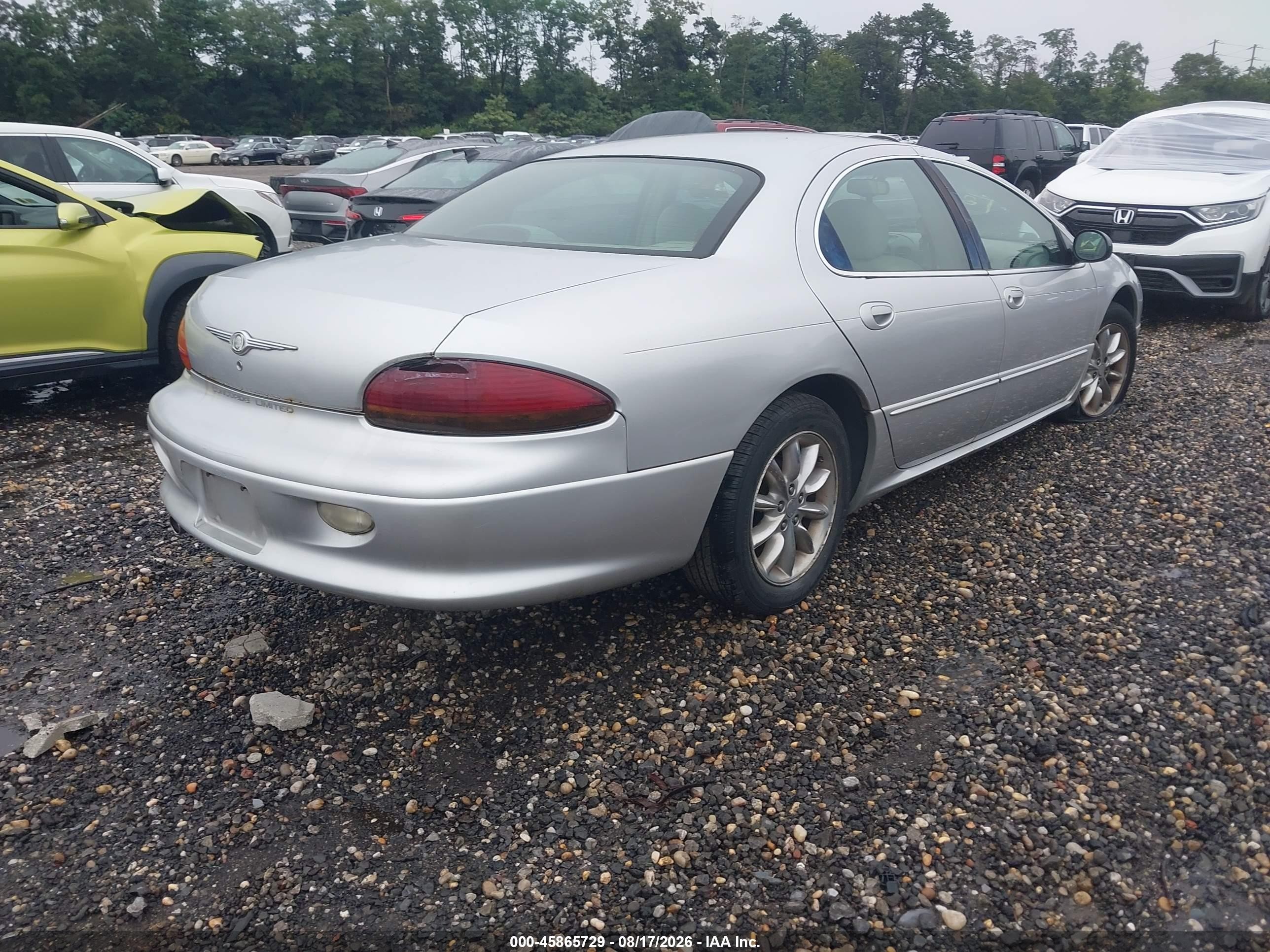 2002 Chrysler Concorde Limited Silver vin: 2C3AD56GX2H117257