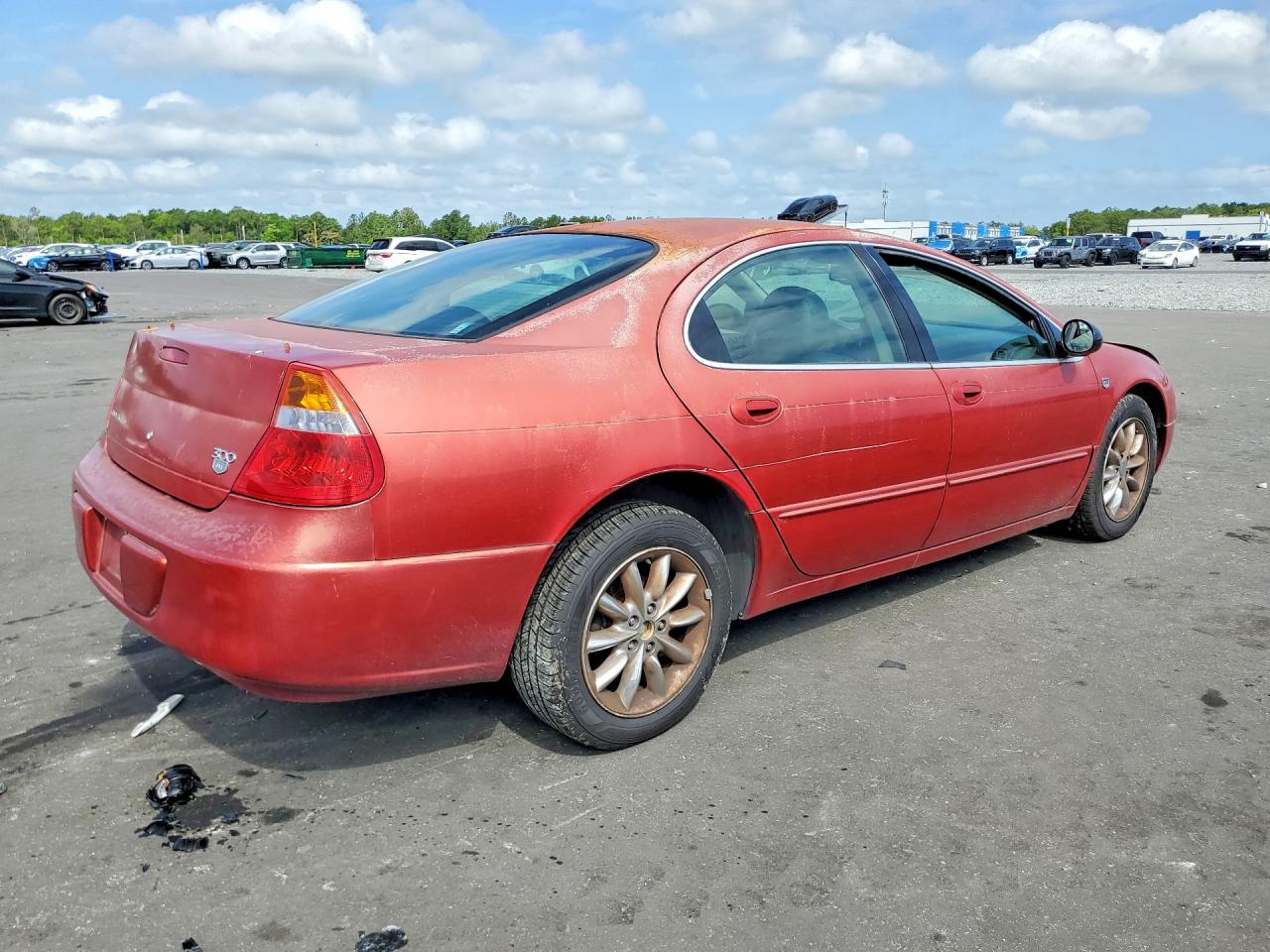2003 Chrysler 300m Red vin: 2C3AE66G43H507291