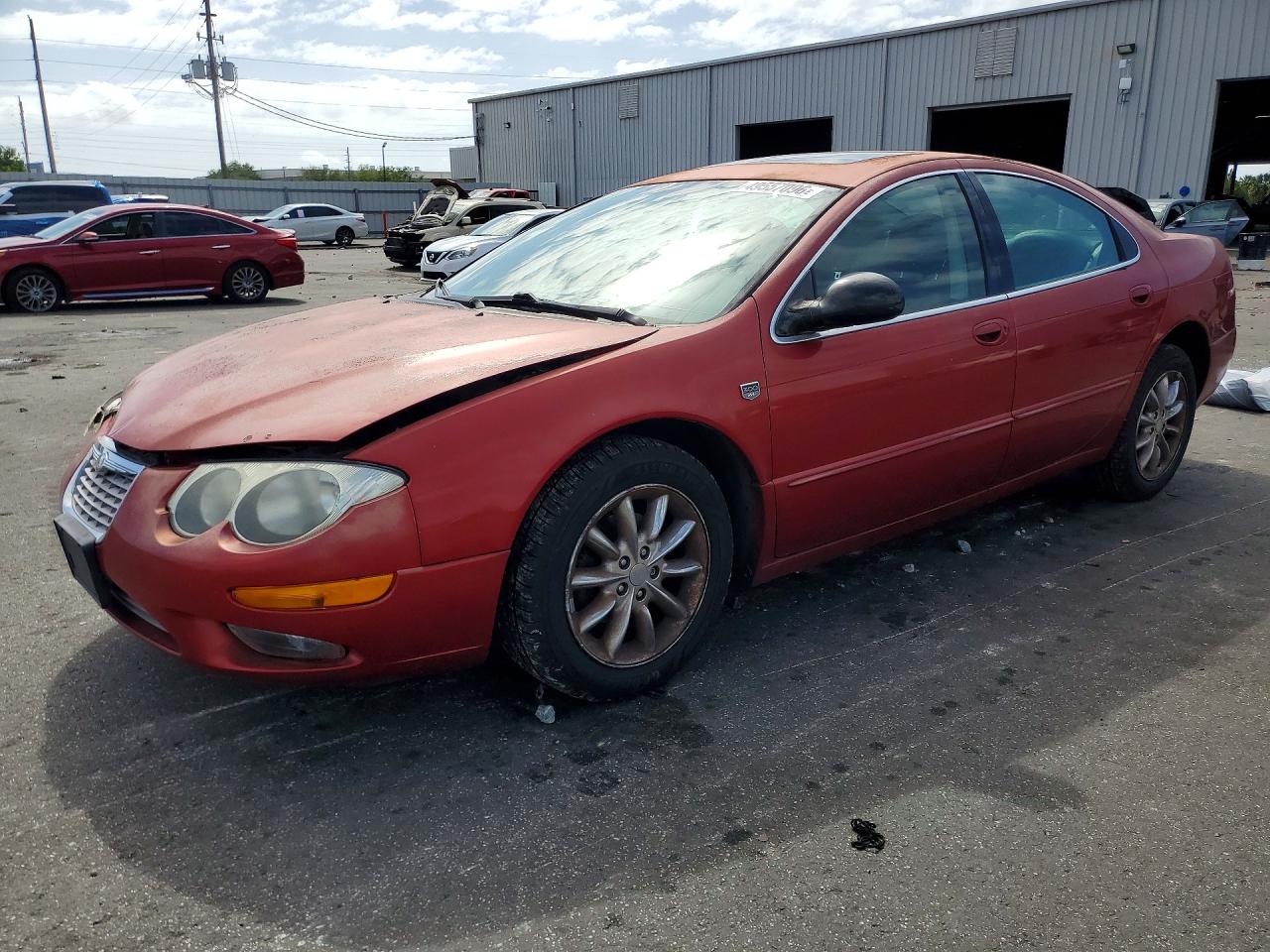 2003 Chrysler 300m Red vin: 2C3AE66G43H507291