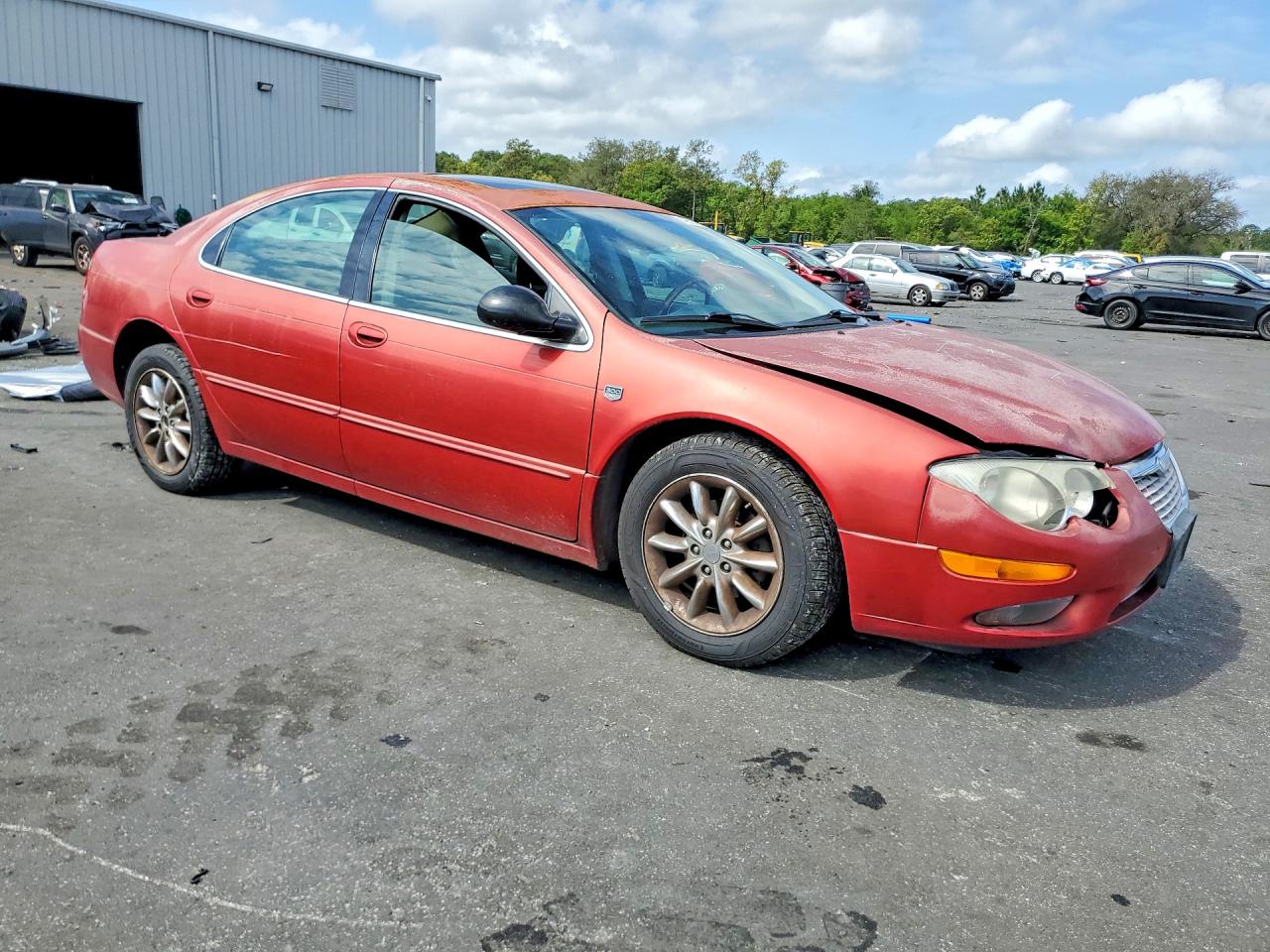 2003 Chrysler 300m Red vin: 2C3AE66G43H507291