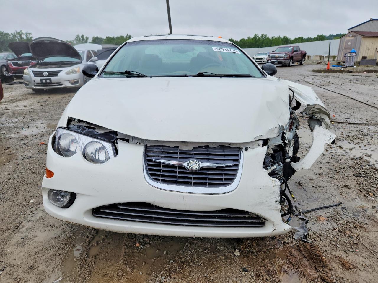 2001 Chrysler 300m White vin: 2C3AE66G51H611463