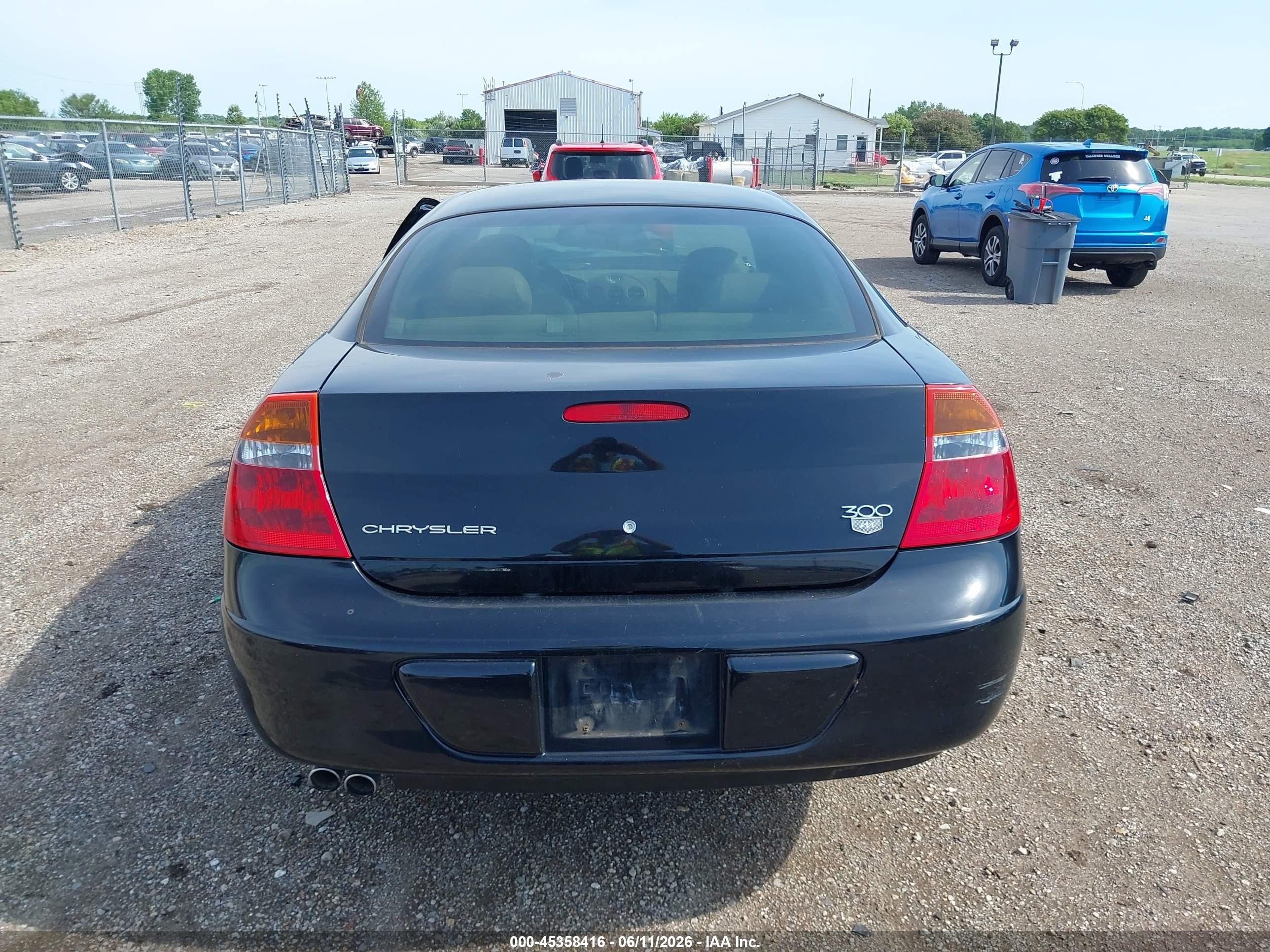2002 Chrysler 300m   Black vin: 2C3AE66G72H166936