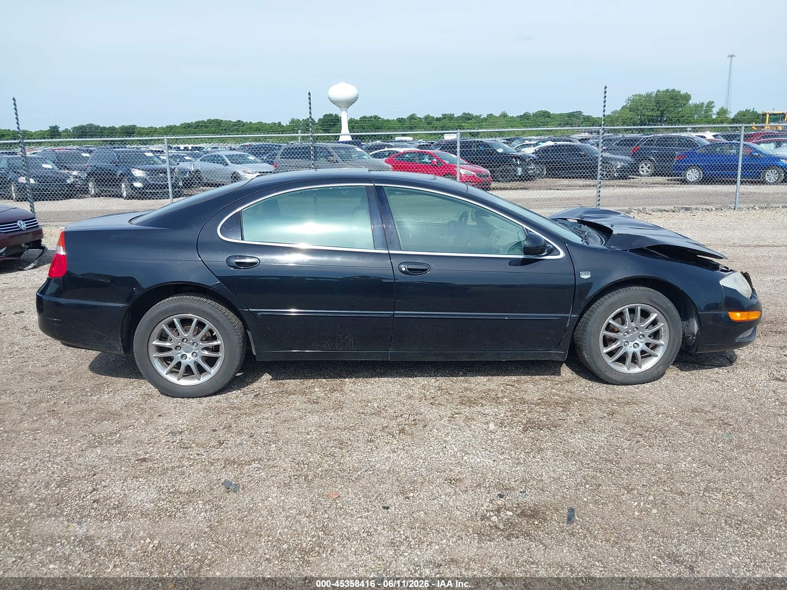 2002 Chrysler 300m   Black vin: 2C3AE66G72H166936