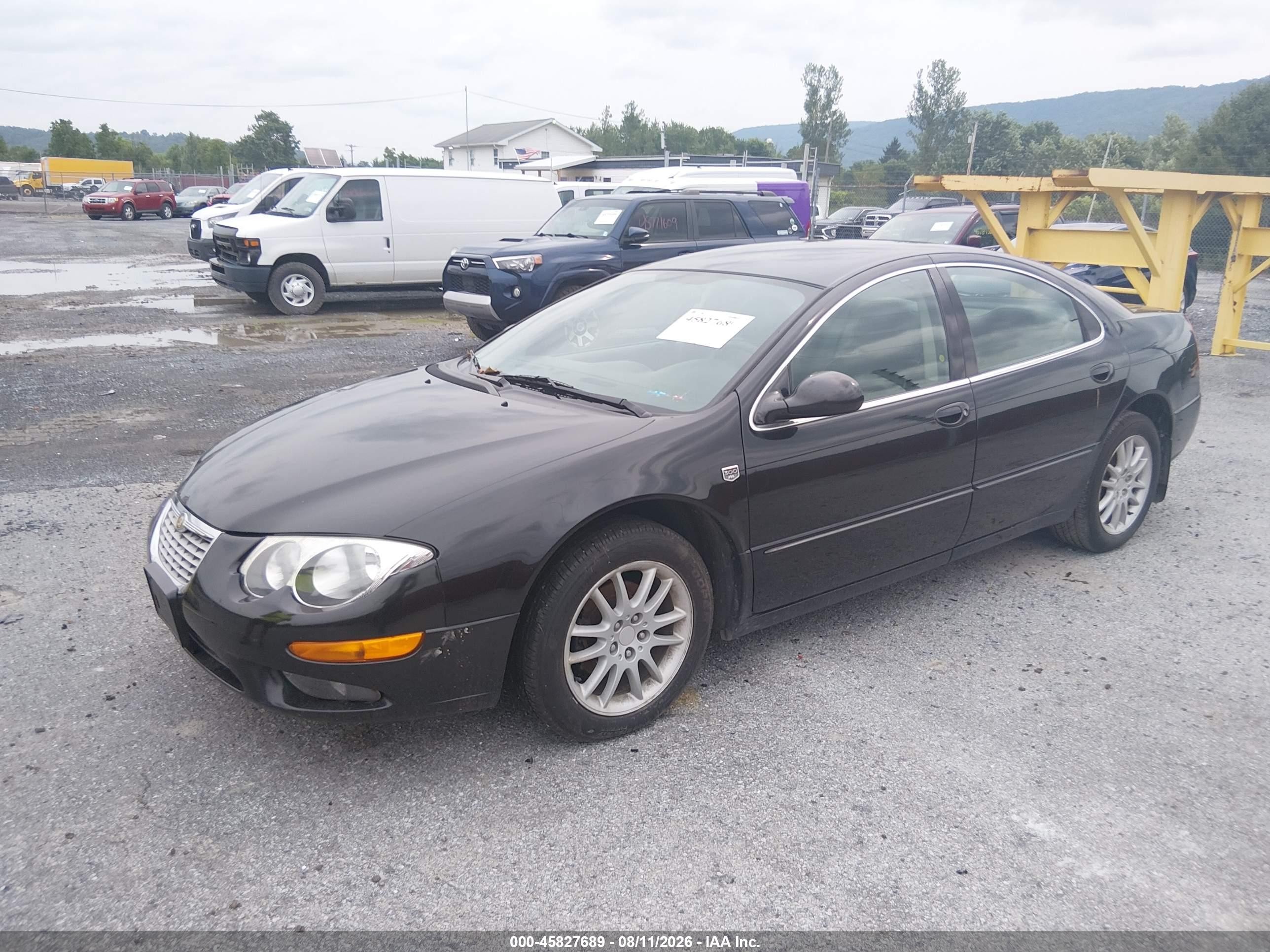 2004 Chrysler 300m   Black vin: 2C3AE66G74H601487