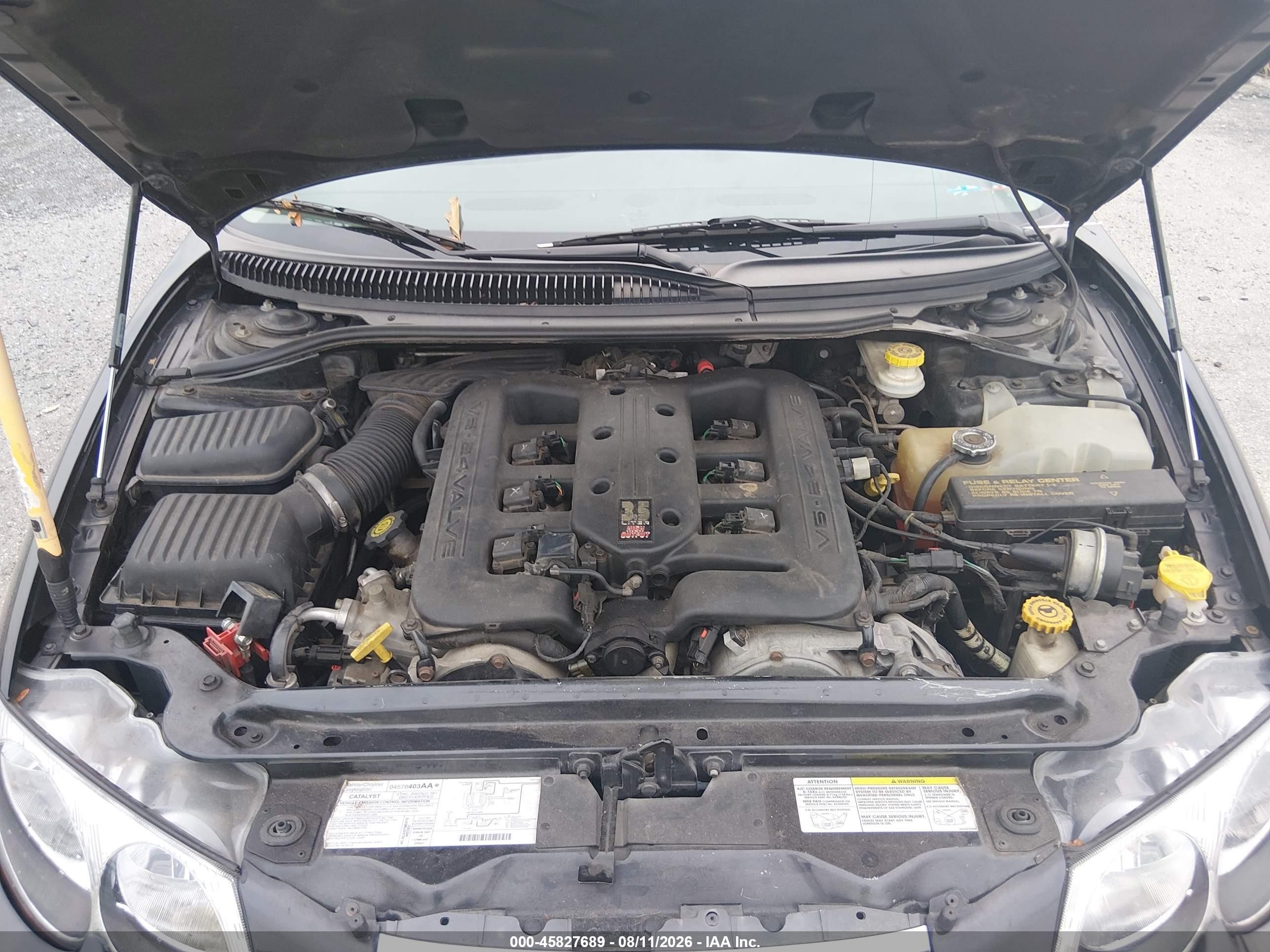 2004 Chrysler 300m   Black vin: 2C3AE66G74H601487