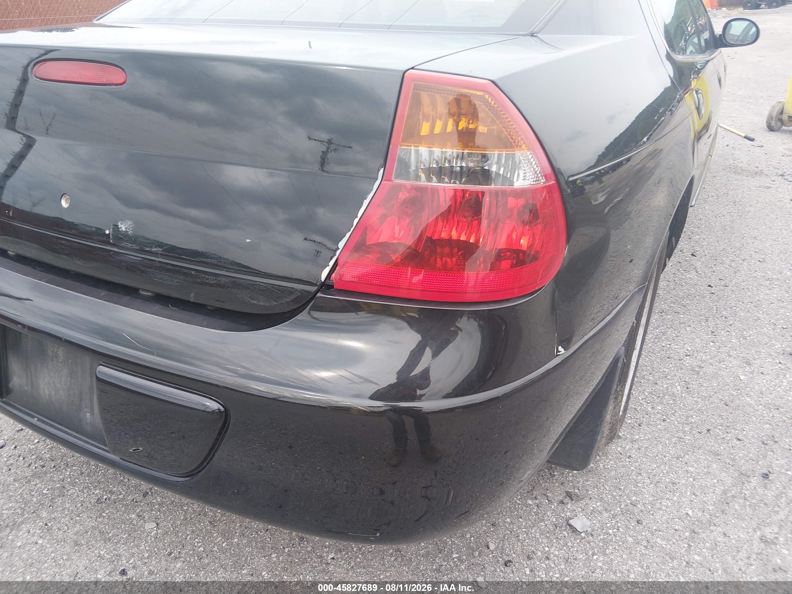 2004 Chrysler 300m   Black vin: 2C3AE66G74H601487