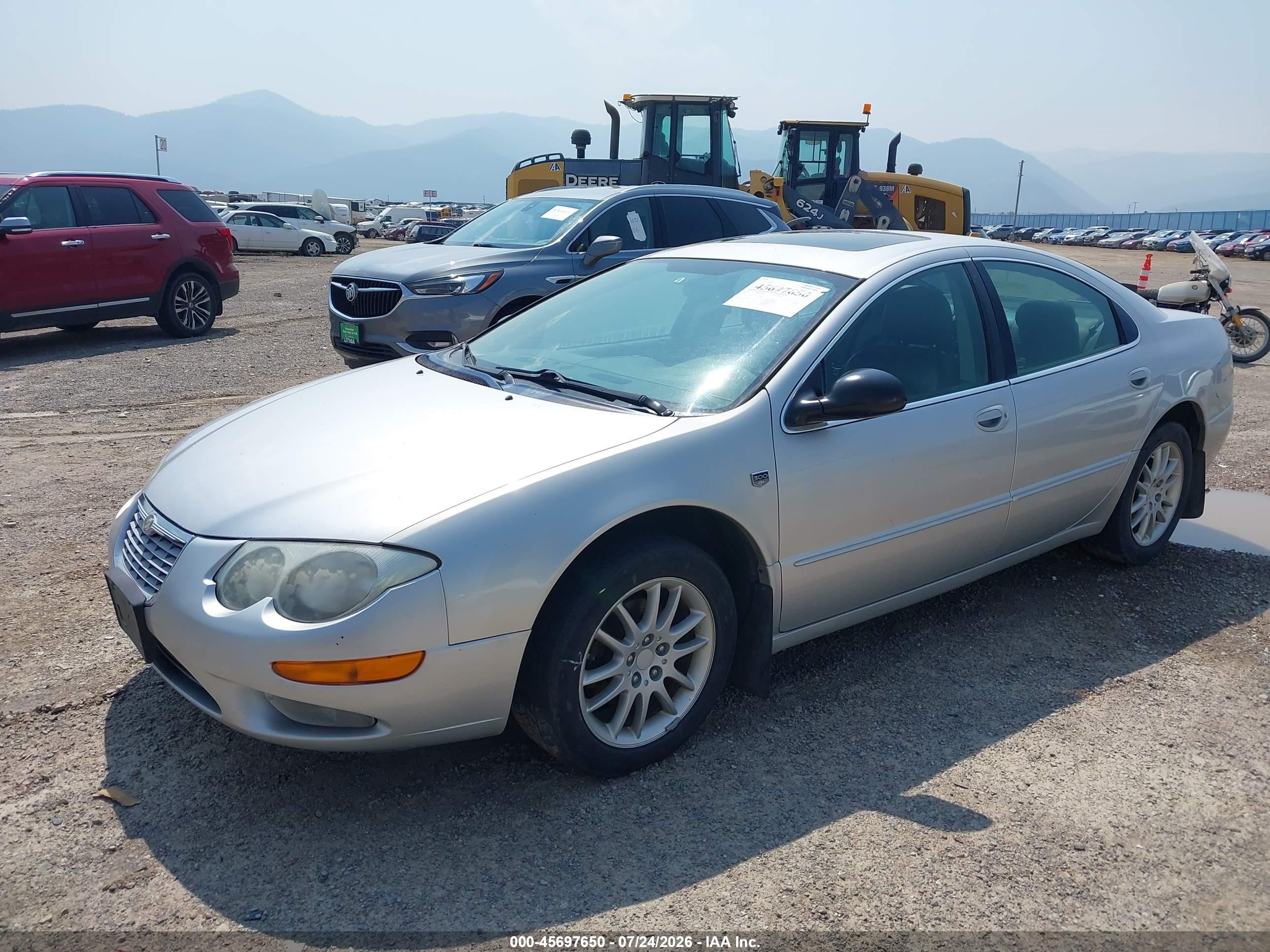 2002 Chrysler 300m   Silver vin: 2C3AE66G82H246049