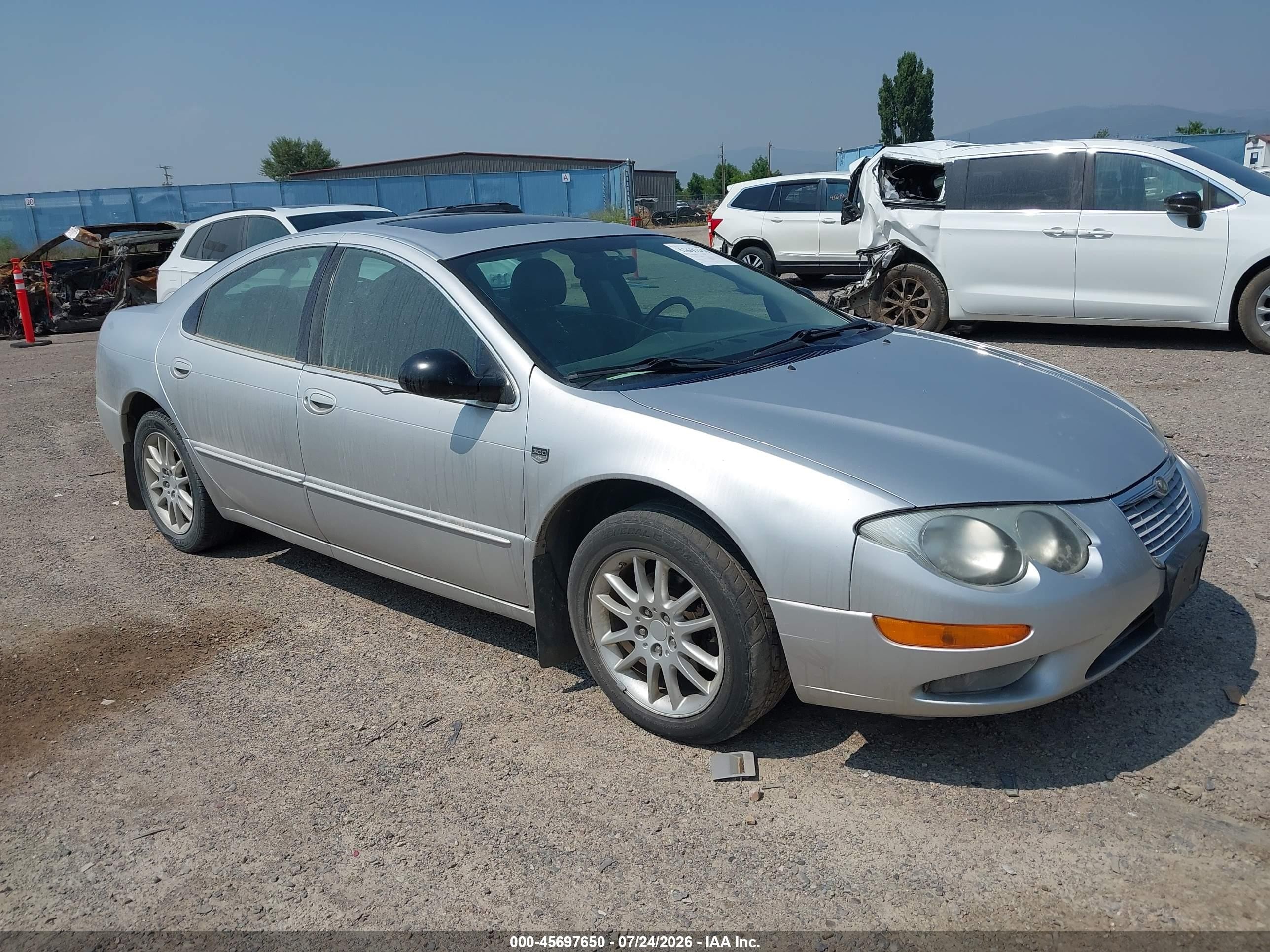 2002 Chrysler 300m   Silver vin: 2C3AE66G82H246049