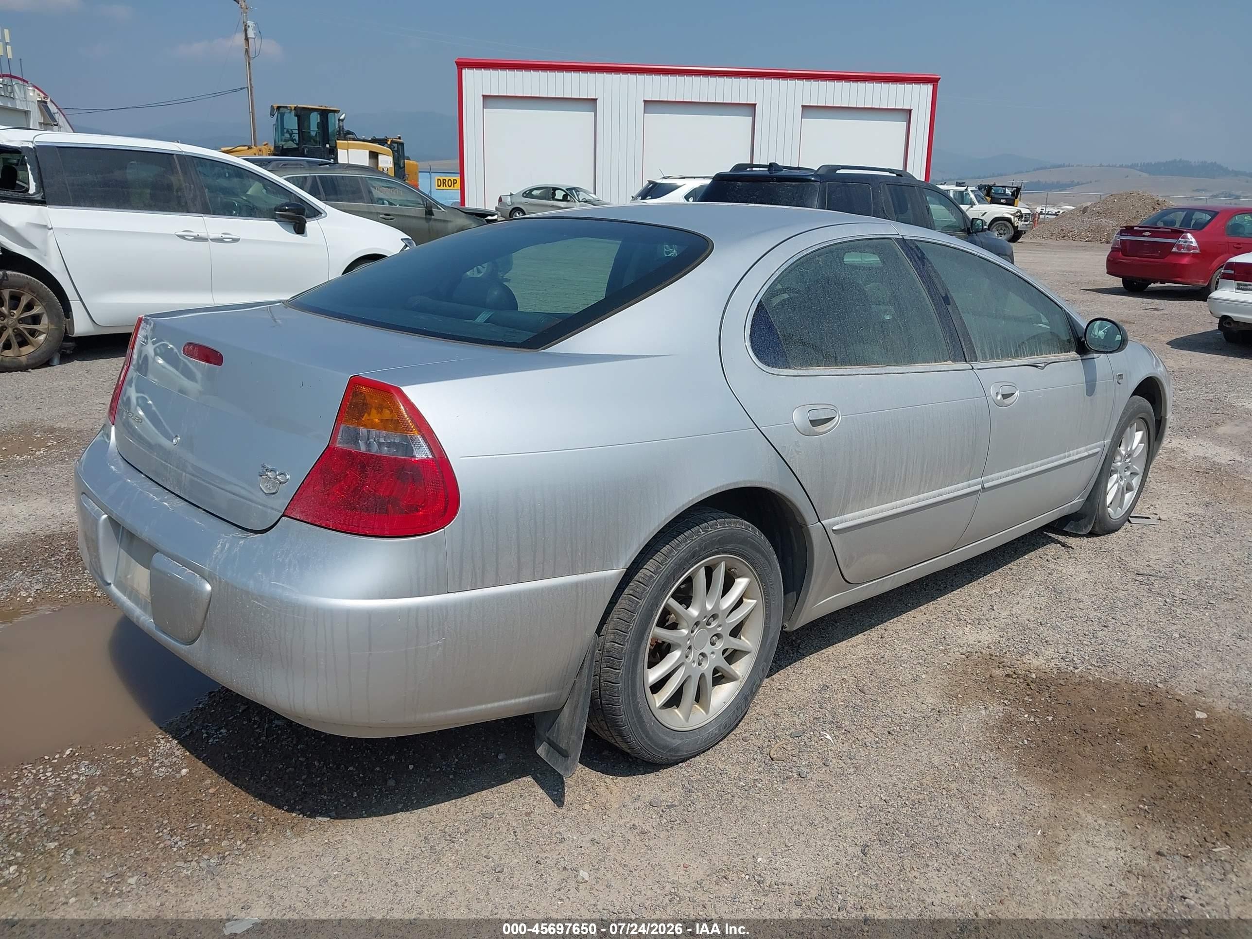 2002 Chrysler 300m   Silver vin: 2C3AE66G82H246049