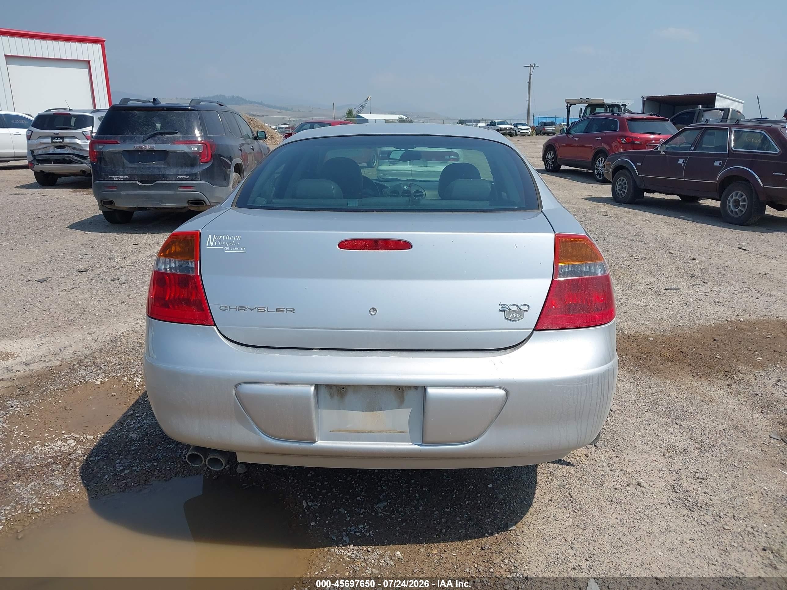 2002 Chrysler 300m   Silver vin: 2C3AE66G82H246049