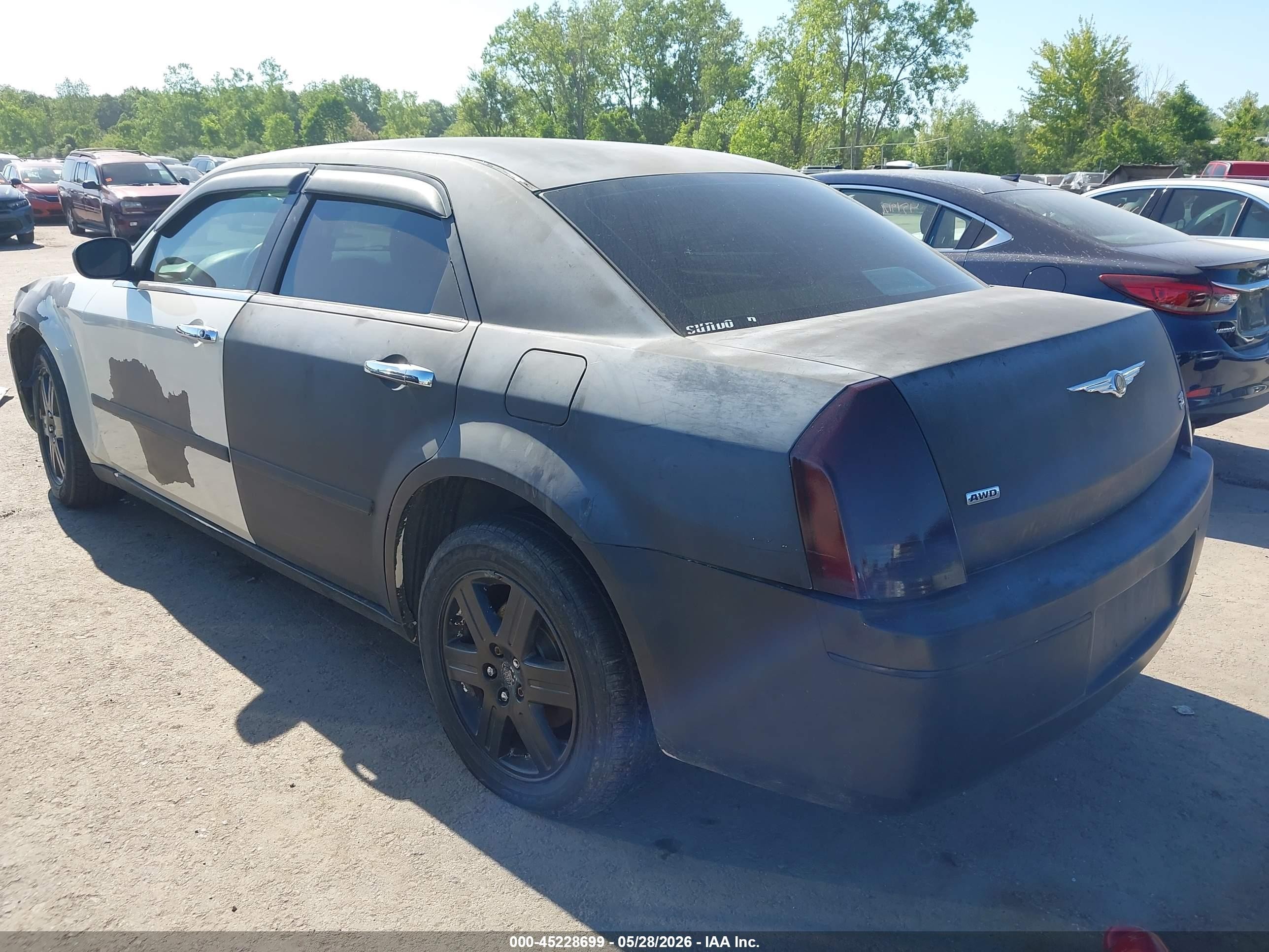2005 Chrysler 300 Touring Черный vin: 2C3AK53G05H624814