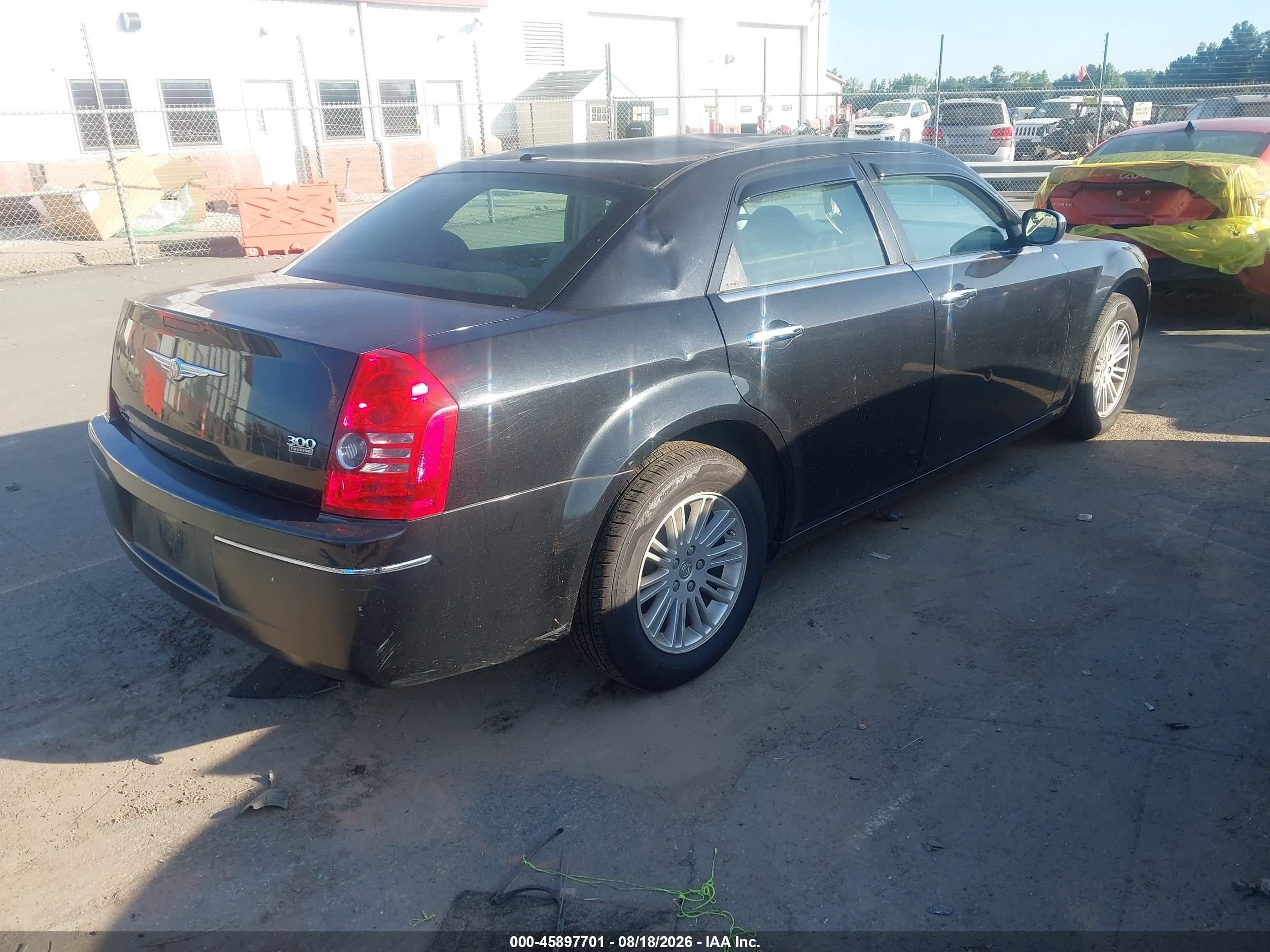 2010 Chrysler 300 Touring Plus Black vin: 2C3CA1CV8AH258680